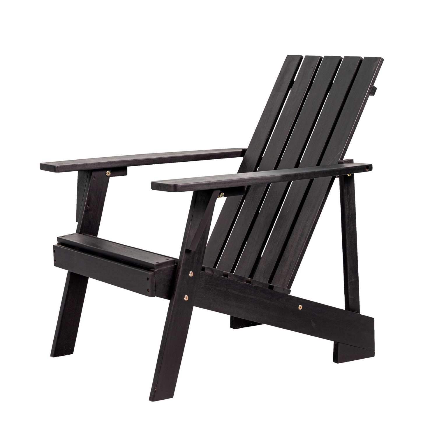 Irving Outdoor Patio Modern Acacia Wood Adirondack Chair
