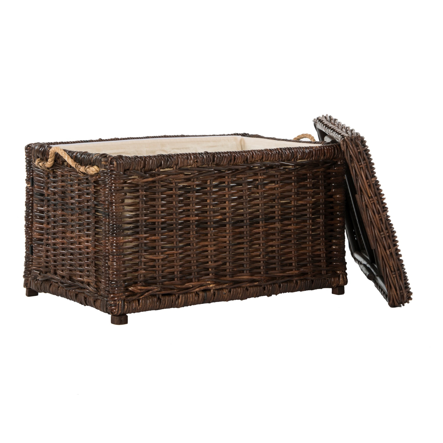 Coffre de rangement en osier Jacob