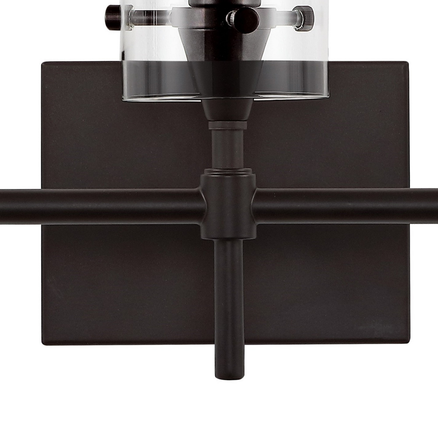 Cato Bohemian Farmhouse Iron/Glass LED Vanity