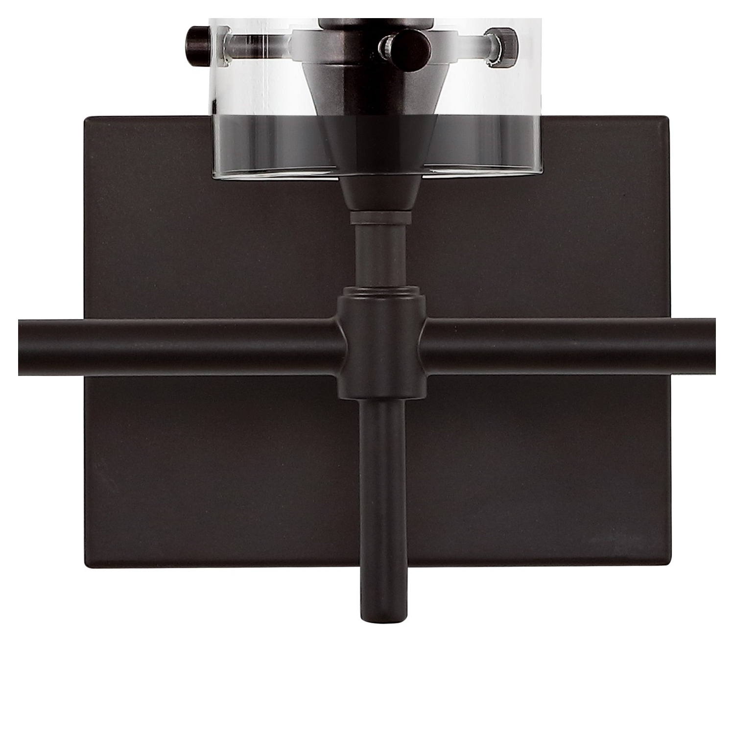 Cato Bohemian Farmhouse Iron/Glass LED Vanity