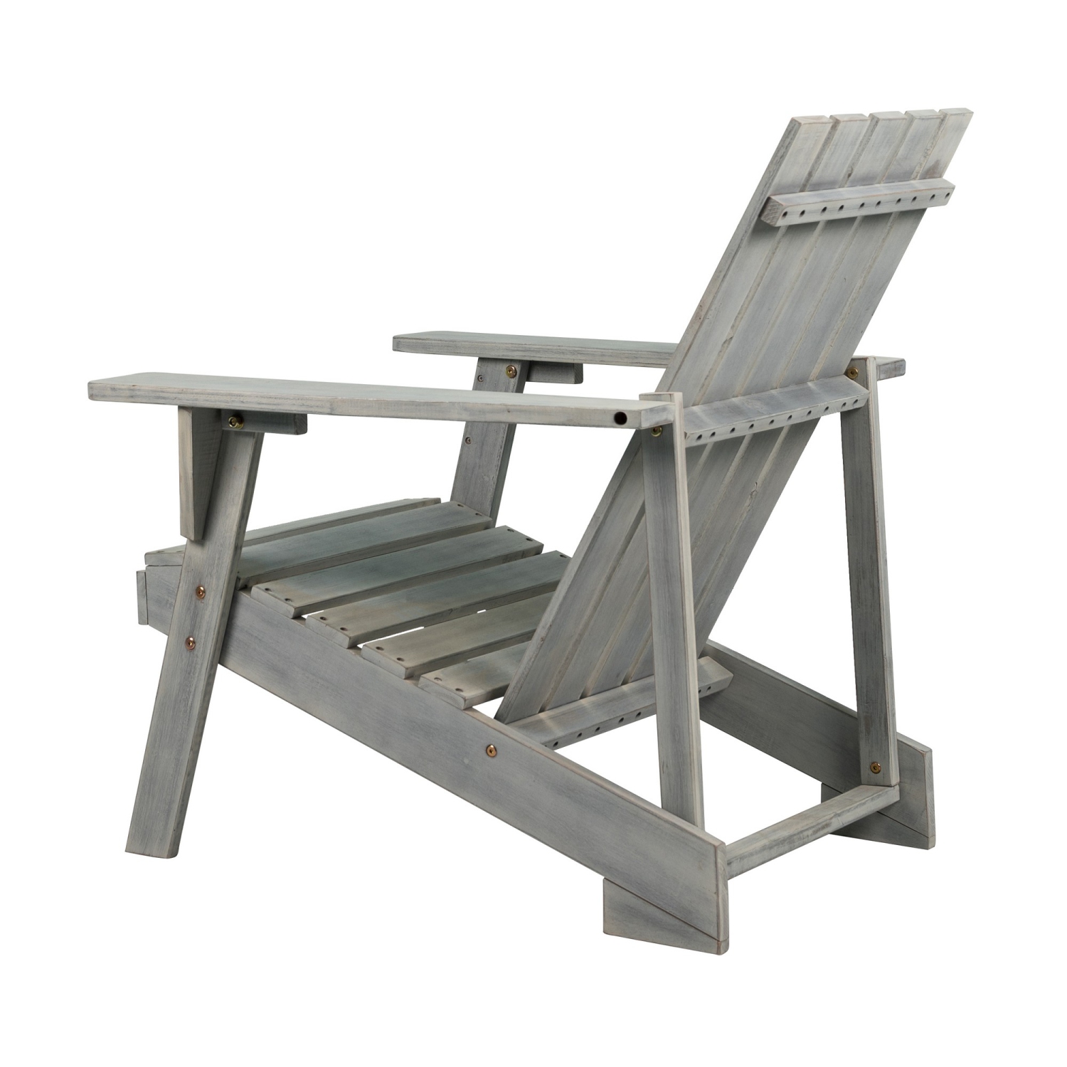 Irving Outdoor Patio Modern Acacia Wood Adirondack Chair