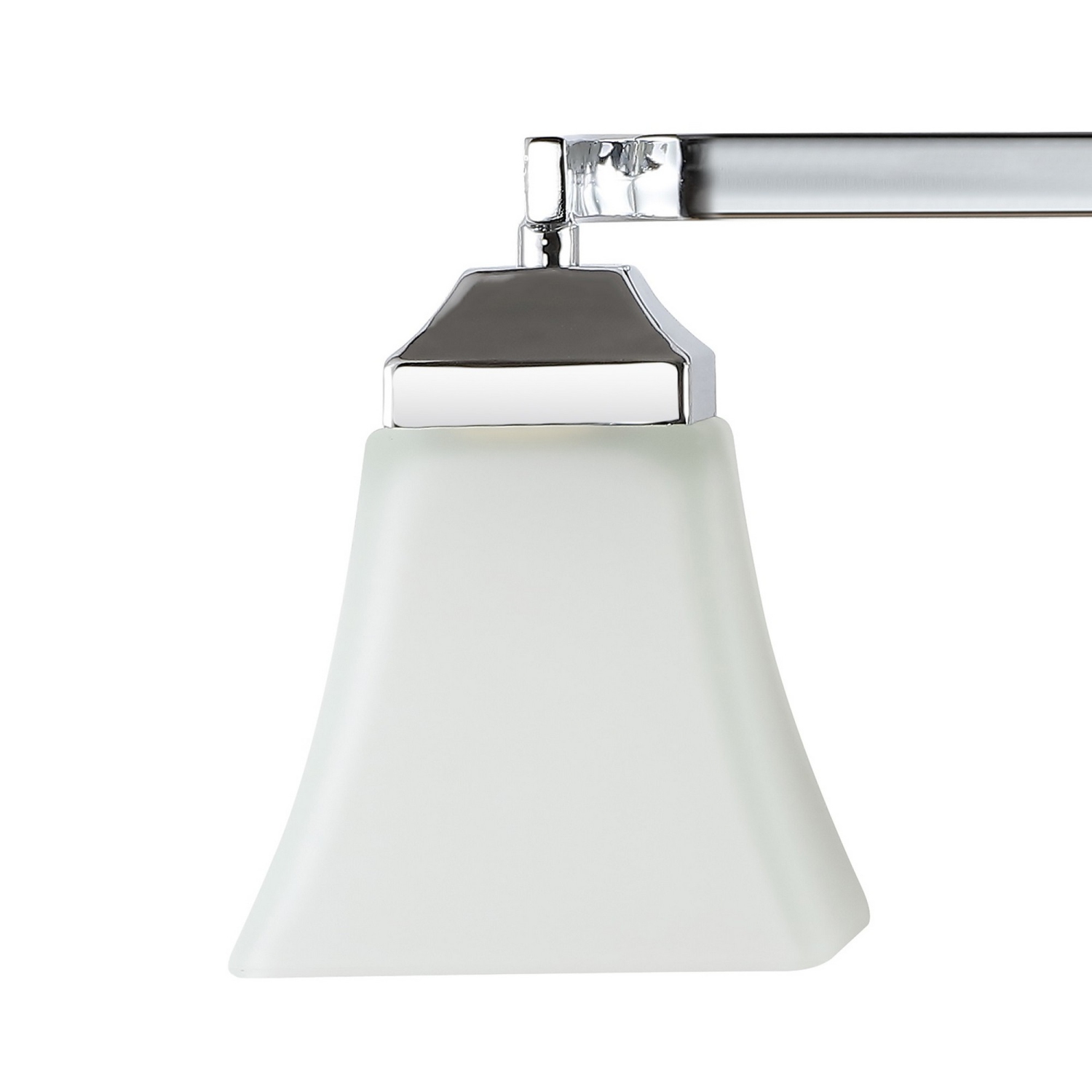 Applique de salle de bain moderne à DEL en fer et en verre Cottage de Staunton