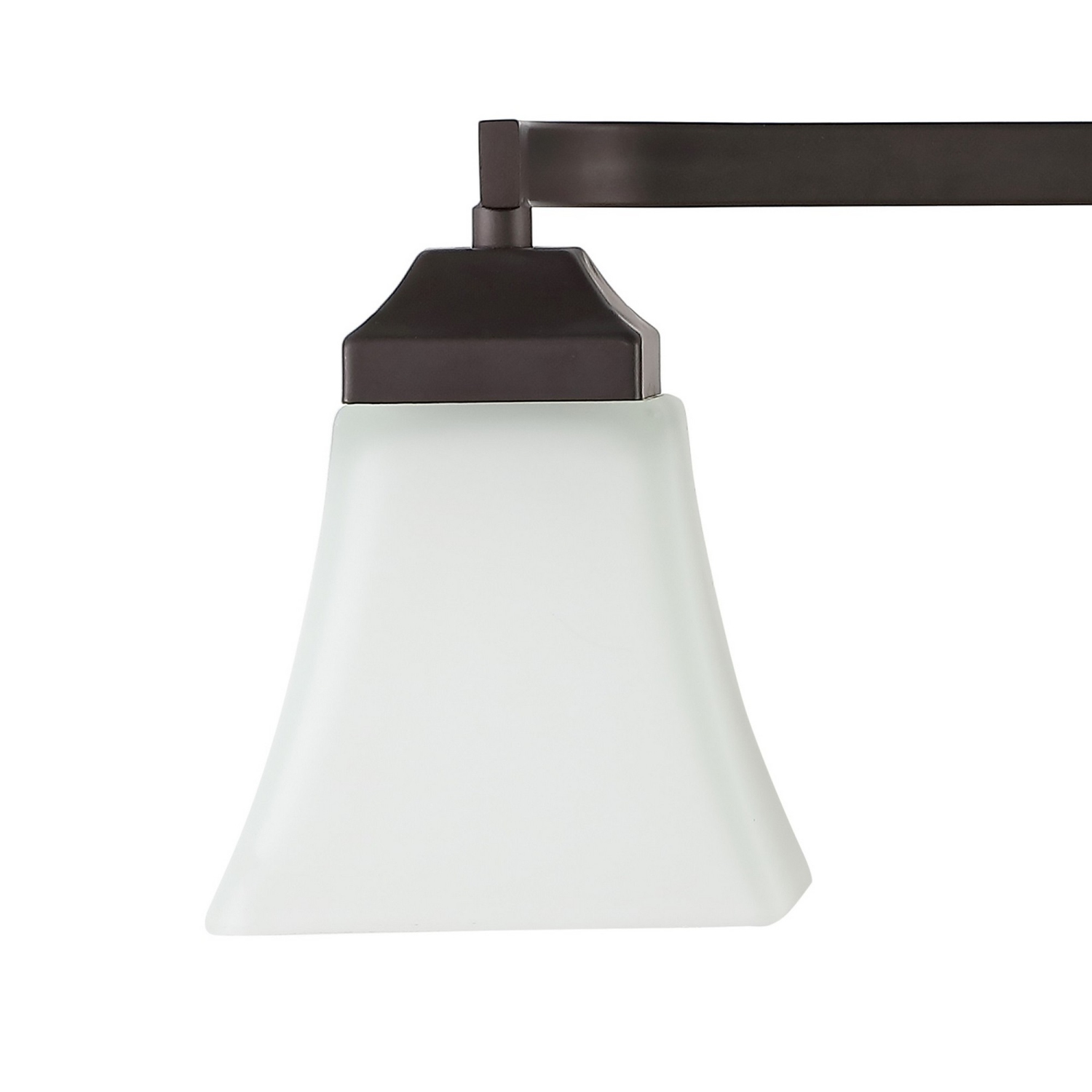 Applique de salle de bain moderne à DEL en fer et en verre Cottage de Staunton