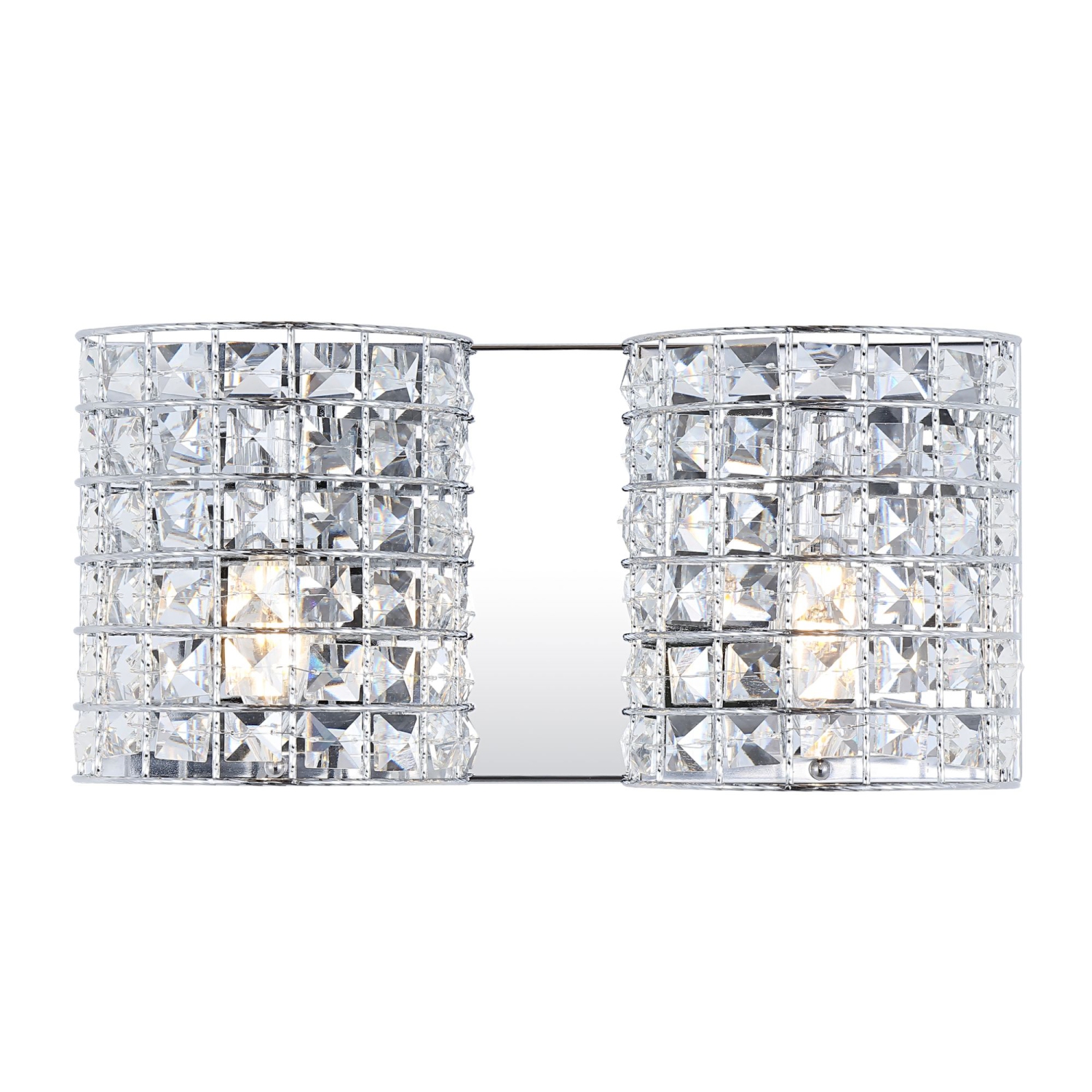 Clara Deco Metal/Crystal Classic Glam LED Vanity Light