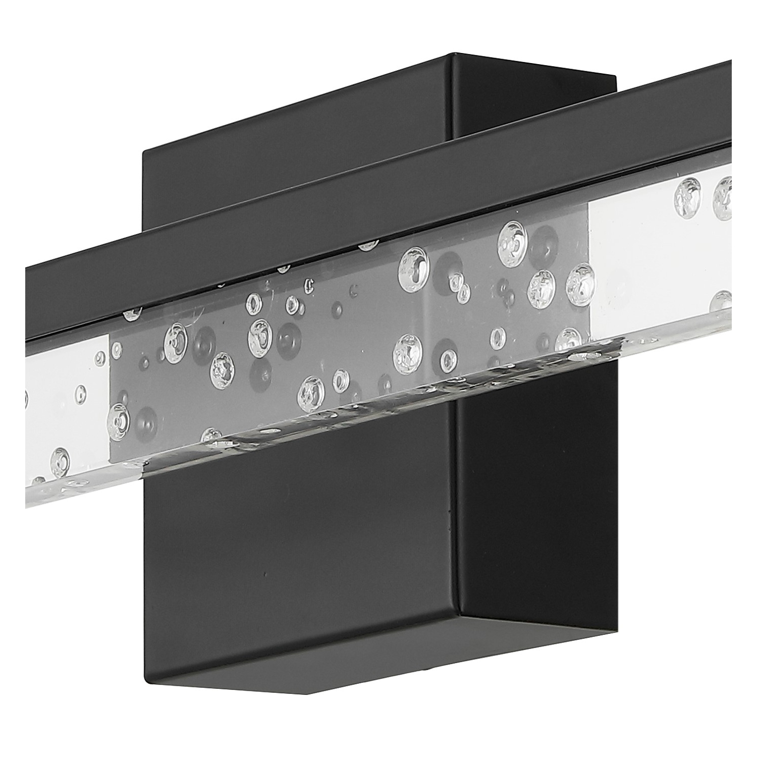 Lampe de salle de bain moderne à DEL en fer et en acrylique de style épépiné Mario