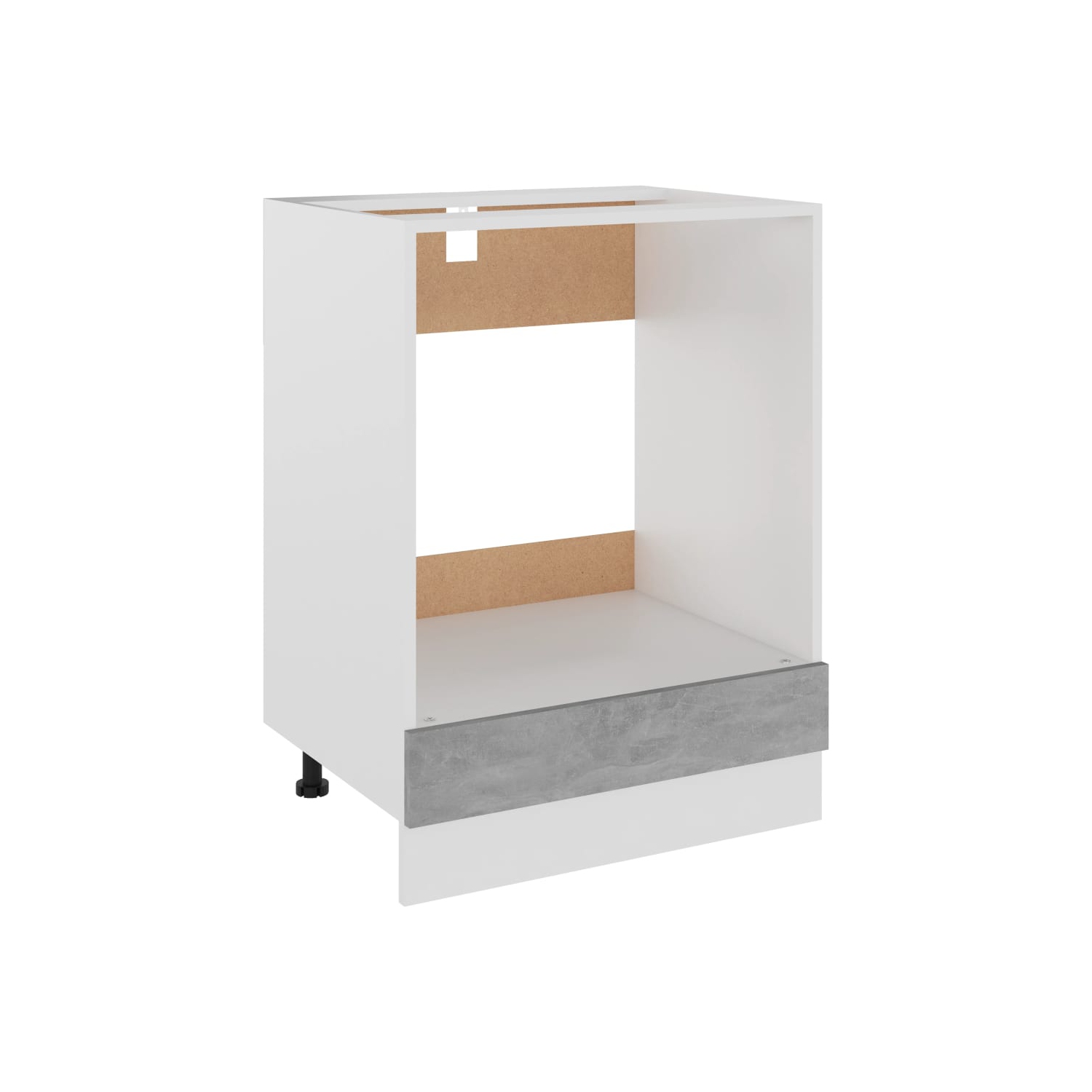 vidaXL Oven Cabinet Lyon Concrete Grey 60x46x81.5 cm Engineered Wood