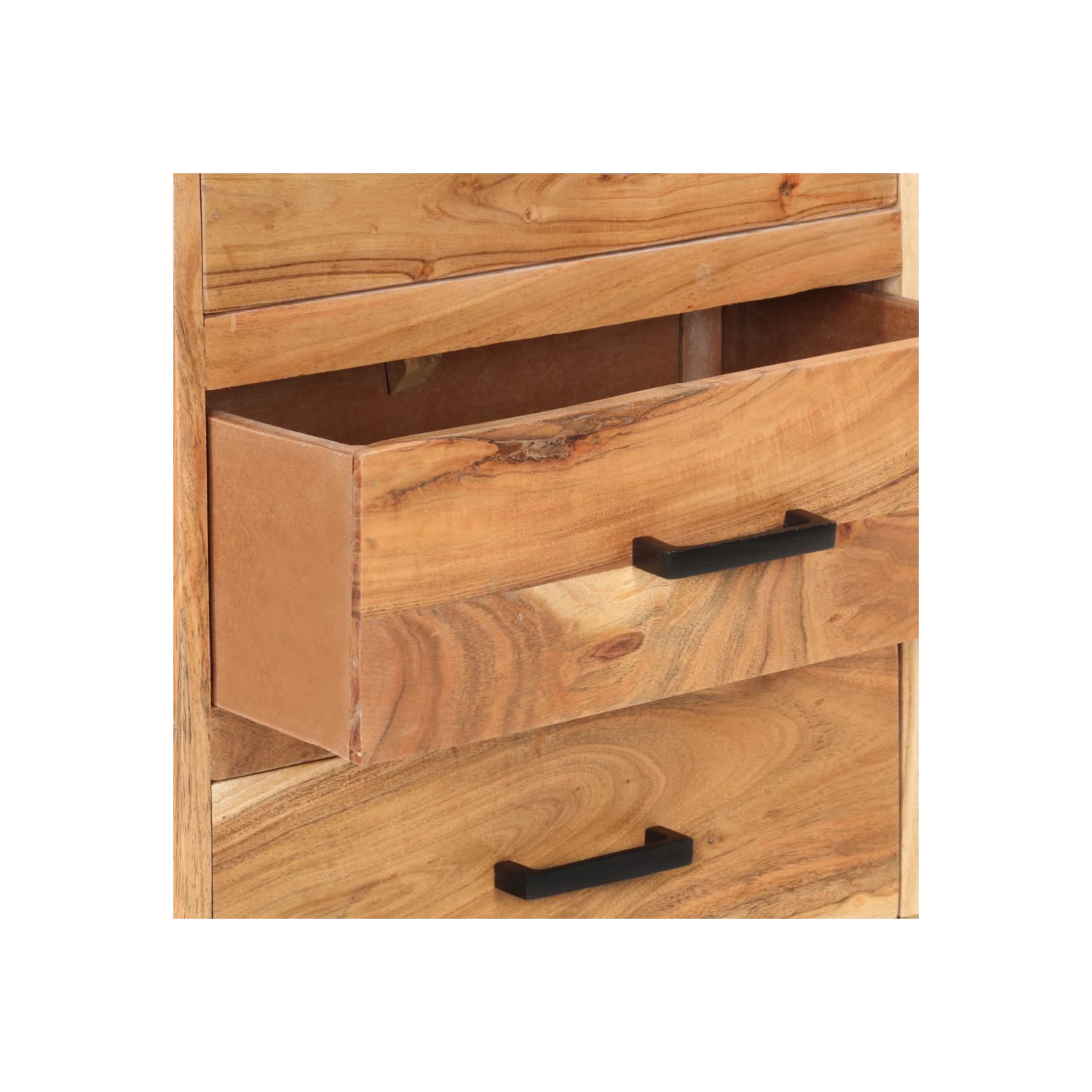 vidaXL Sideboard 88x30x73 cm Solid Acacia Wood