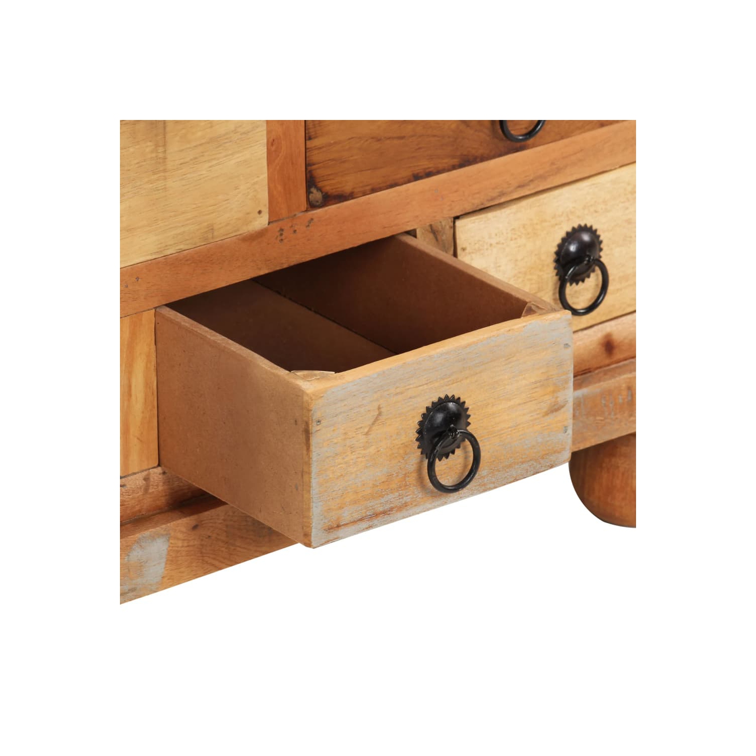 vidaXL Coffee Table Reclaimed Wood 27.6"x27.6"x15"