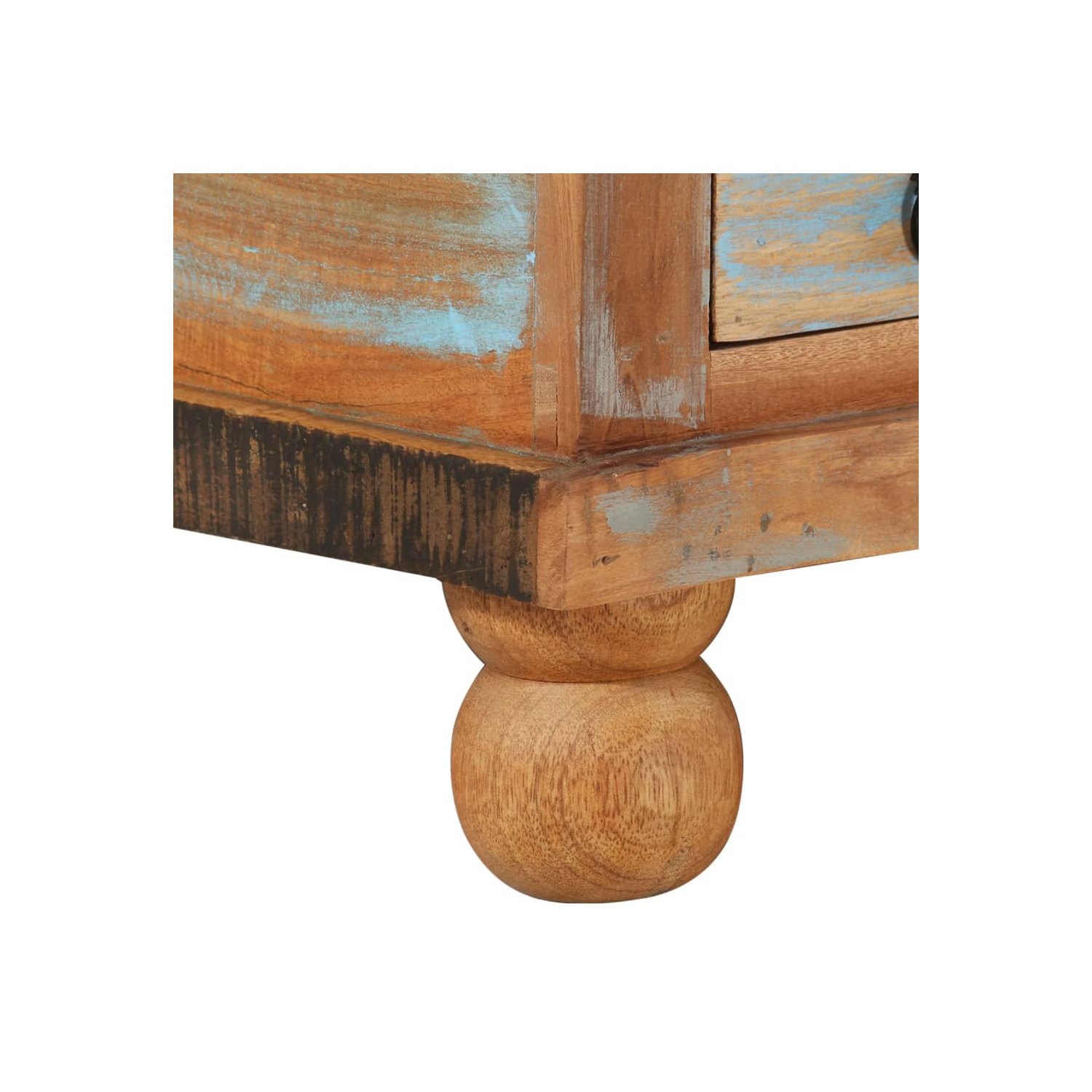 vidaXL Coffee Table Reclaimed Wood 27.6"x27.6"x15"