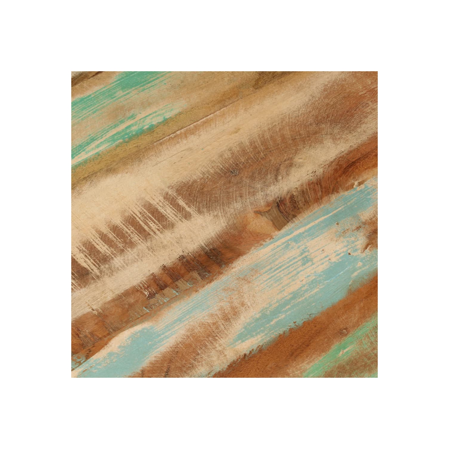 vidaXL Coffee Table Ø50x35 cm Solid Wood Reclaimed and Steel