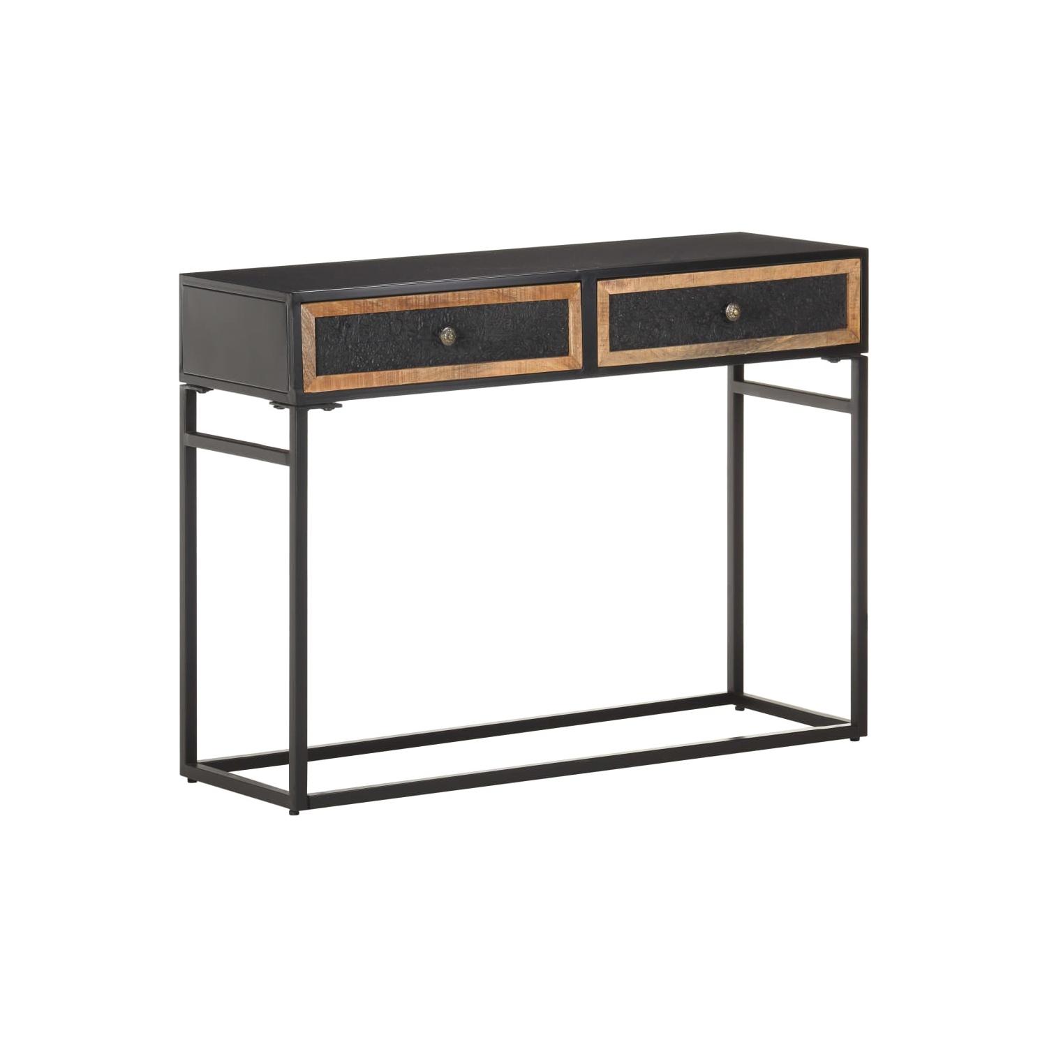 vidaXL Console Table 100x35x75 cm Solid Mango Wood