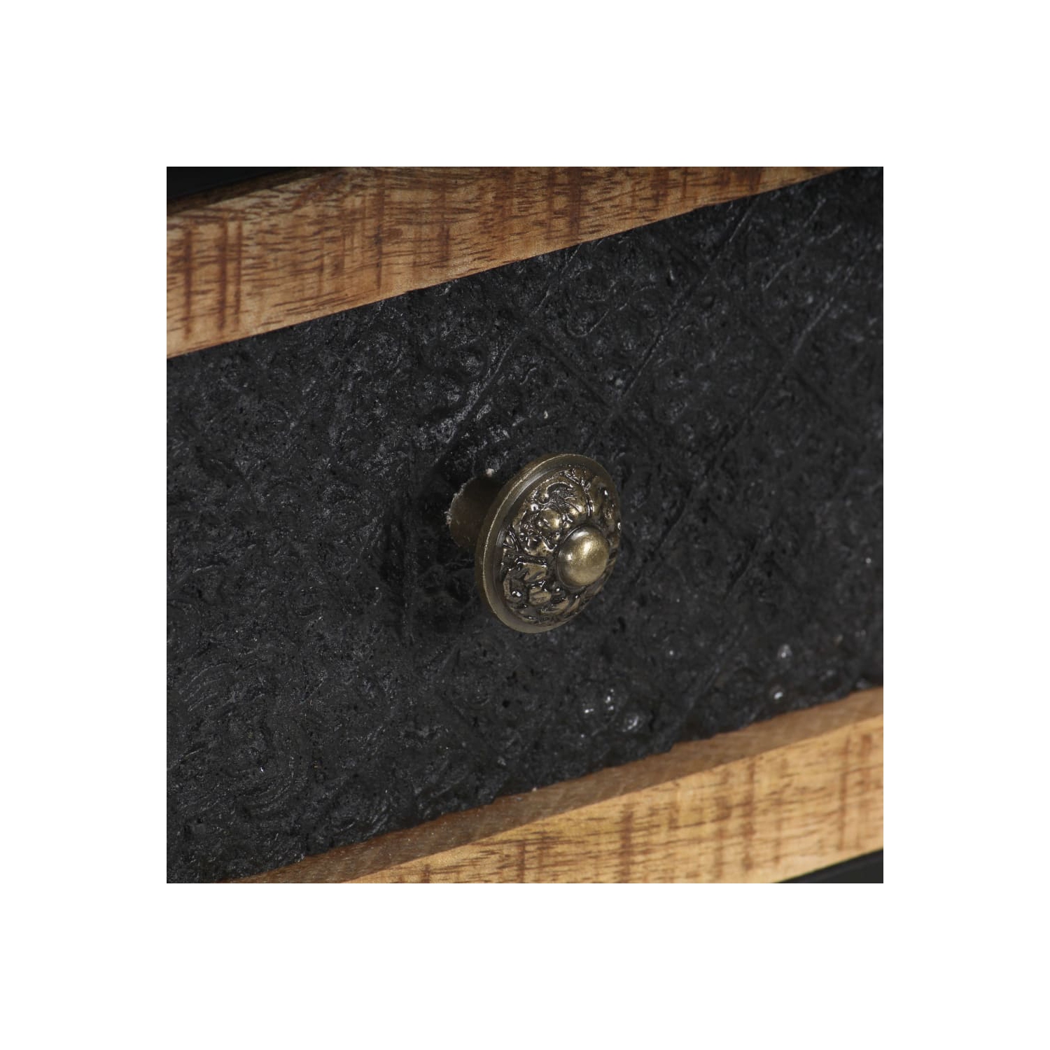 vidaXL Console Table 100x35x75 cm Solid Mango Wood