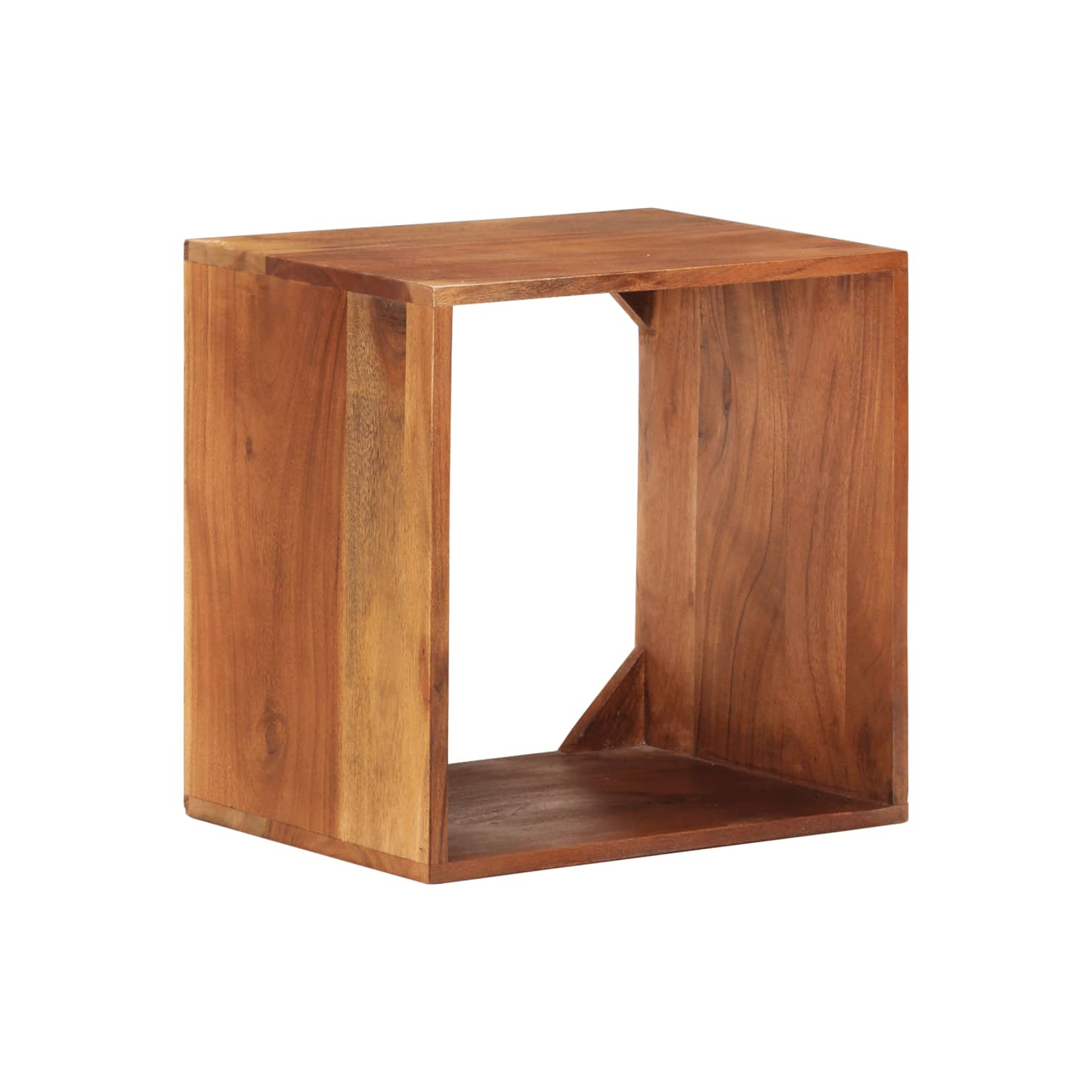 Tablette murale VIdaXL 40 x 30 x 30 po en bois d'acacia massif 40&nbsp;cm