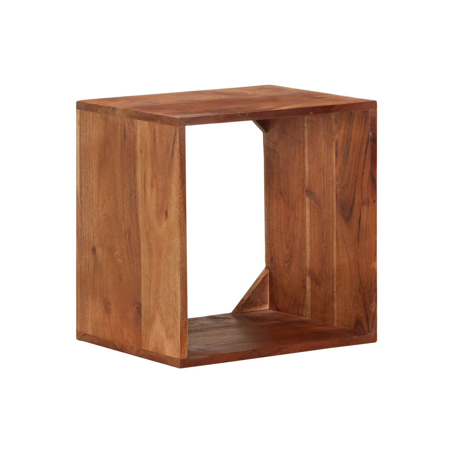 Tablette murale VIdaXL 40 x 30 x 30 po en bois d'acacia massif 40&nbsp;cm