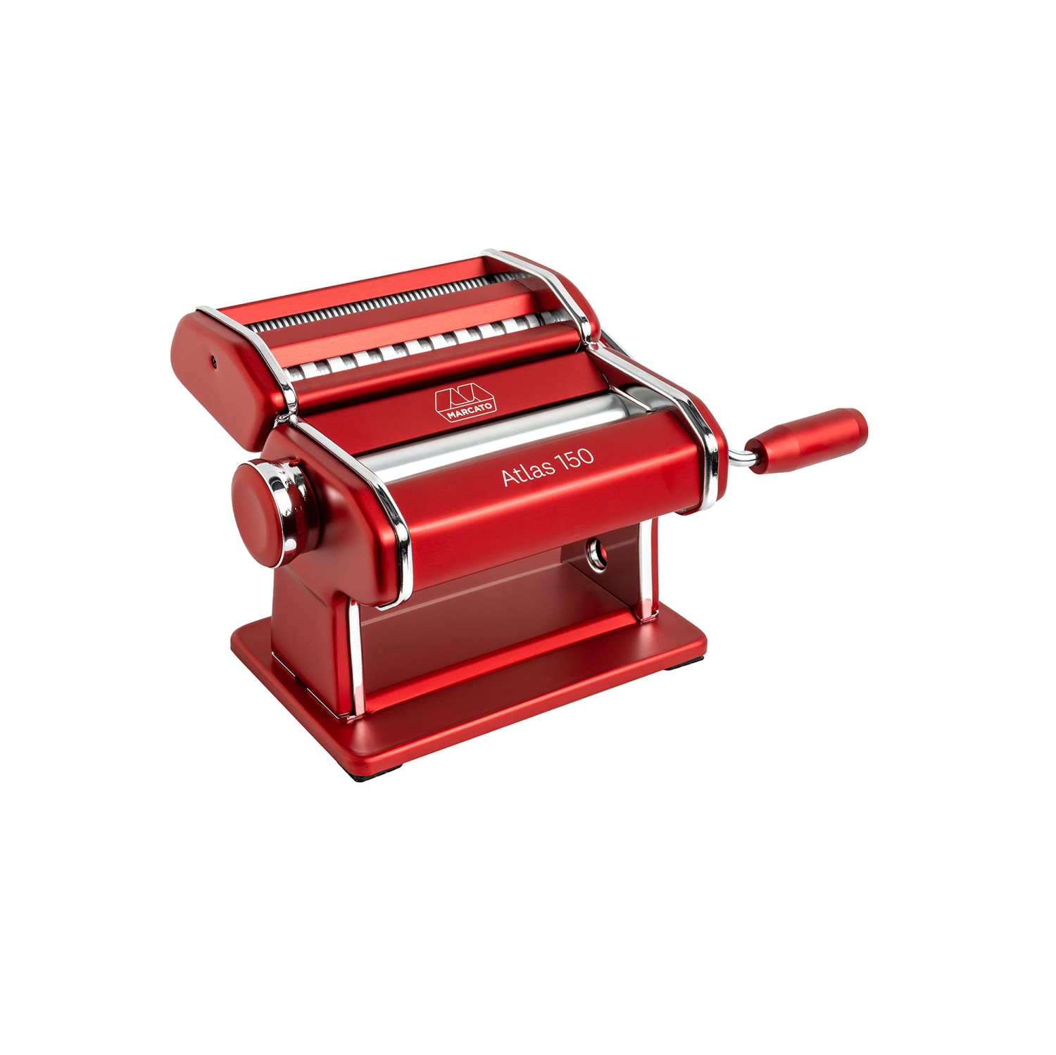 Marcato Atlas Light Alloy 150 Pasta Maker Machine, Red