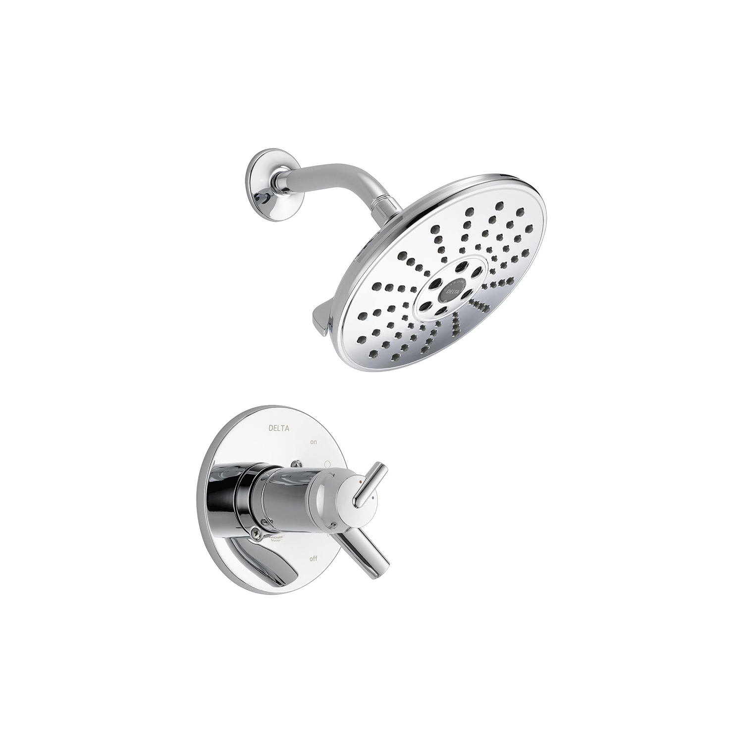Robinet Delta T17T259-H2O garniture de douche Trinsic TempAssure série 17T avec technologie H2Okinetic, chrome
