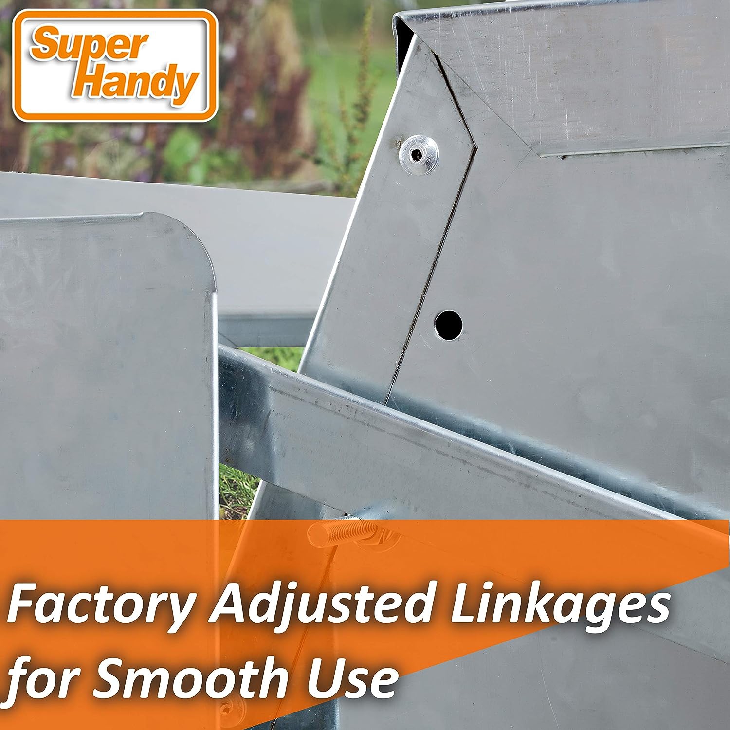 SuperHandy Automatic Chicken Feeder: 9kg Capacity, 6-12 Poultry/Fowl, Up to 10 Days, Spill-Proof Galvanized Steel, Bird Prevention, Suitable for