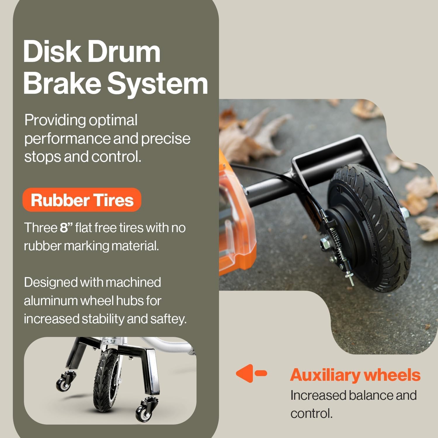 SuperHandy Folding Mobility Scooter Plus - Electric Powered, Airline Friendly, Long Range Travel with 2 Detachable 48V Lithium-Ion Batteries and