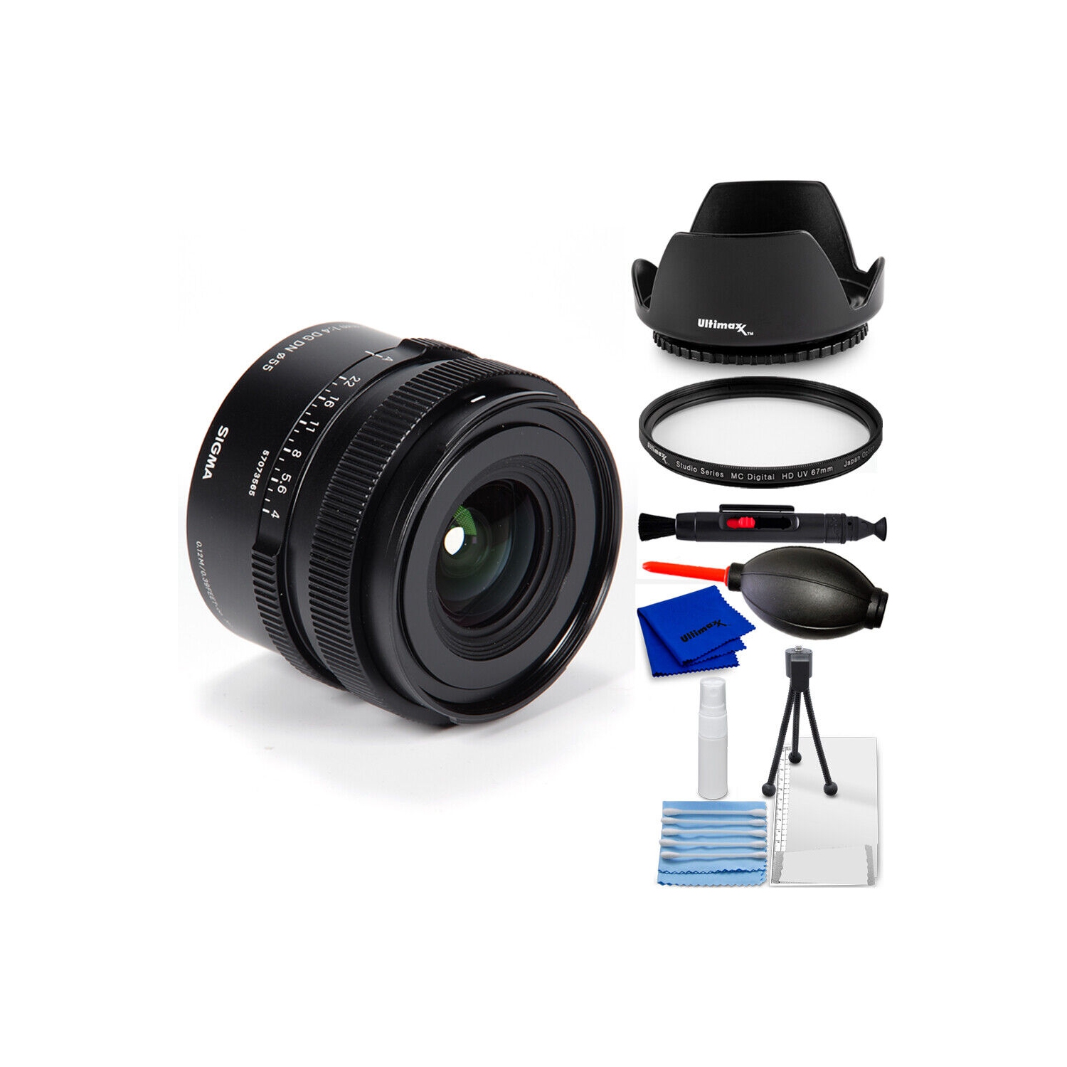 Sigma 17mm f/4 DG DN Contemporary Lens 415965 - 7PC Accessory Bundle
