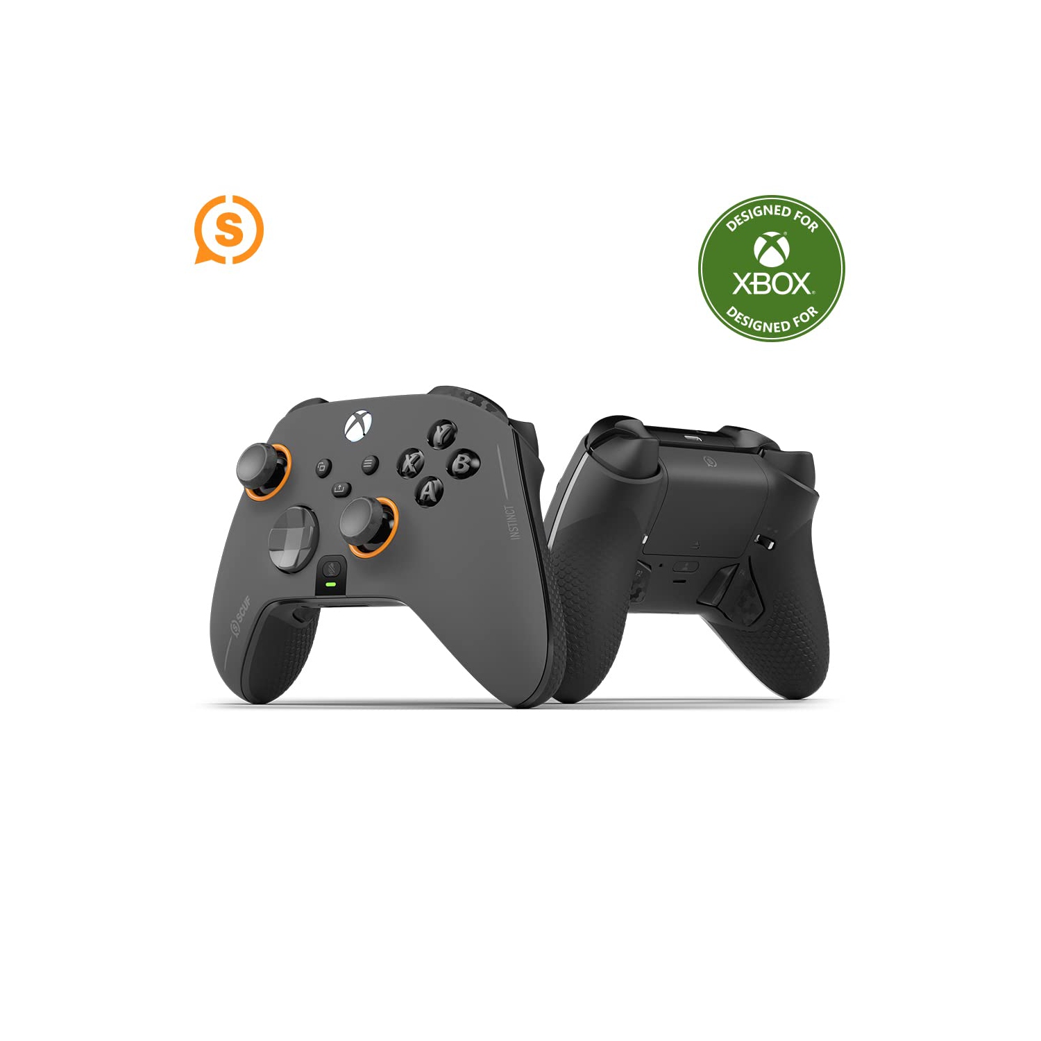 SCUF Instinct Pro Performance Series Wireless Xbox Controller - Remappable Back Paddles - Xbox Series X|S, Xbox One, PC and Mobile - Steel Gray +(refurbished -excellent)