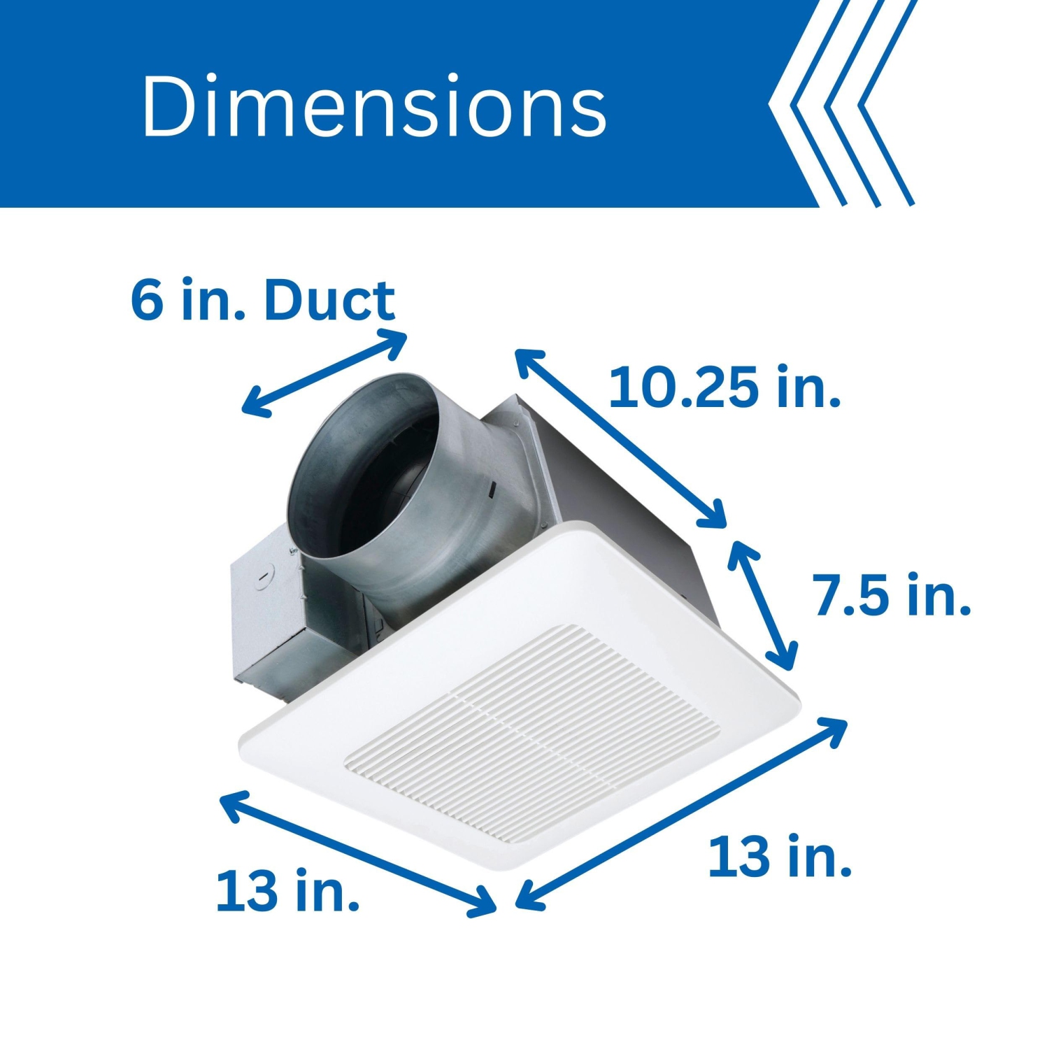 Panasonic FV-1115VQ1 WhisperCeiling DC Fan
