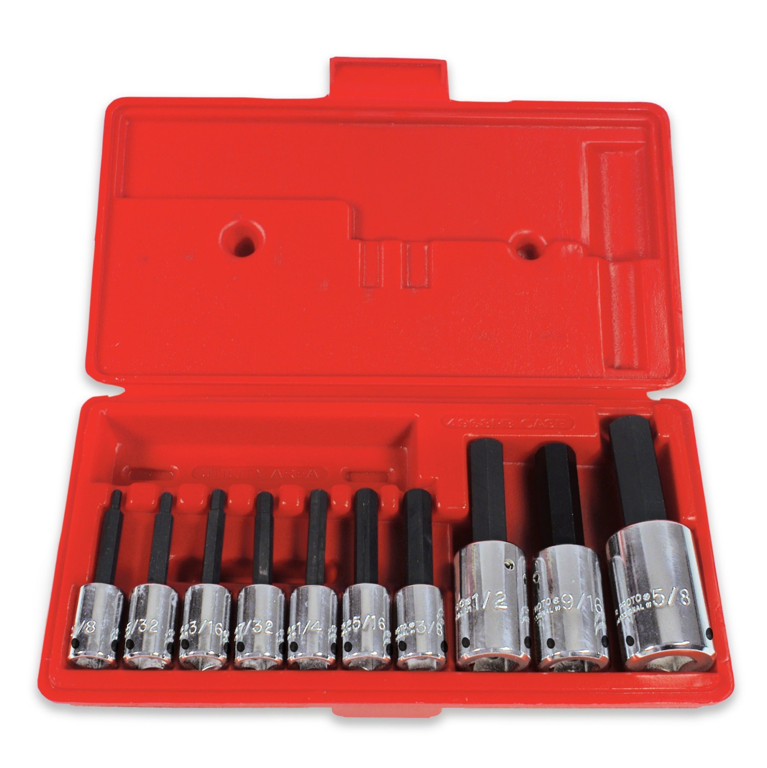 Embouts hexagonaux Stanley J4900&nbsp;A-TT Proto Tether Ready, 3/8 po et 1/2 po, 10 pièces