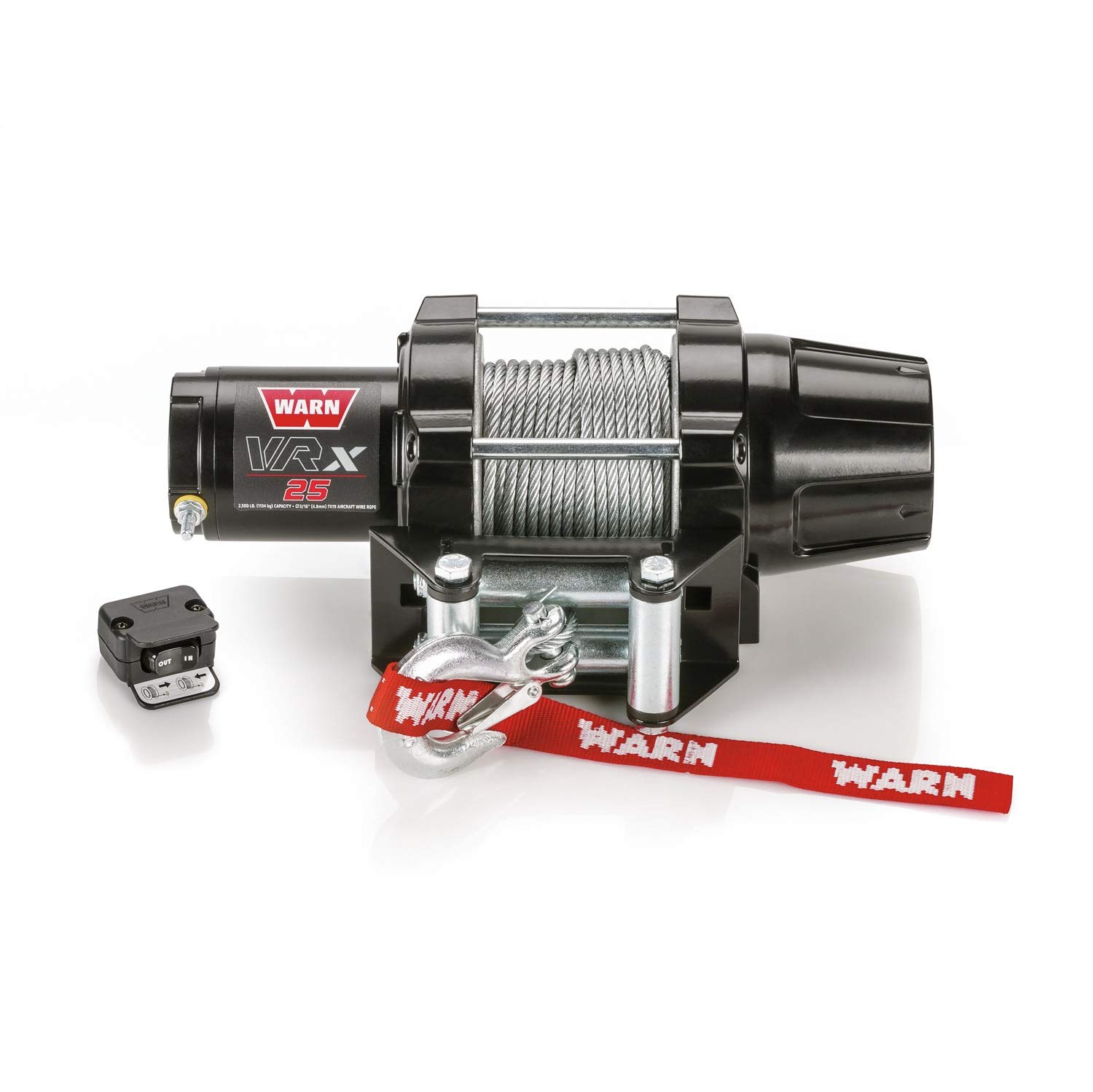 Warn Industries 101025 VRX 25 Powersports Winch with Steel Rope