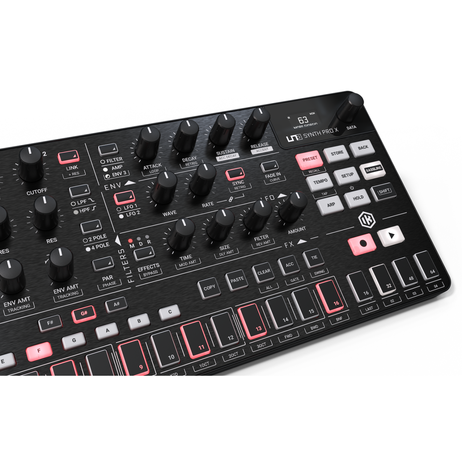 Synthétiseur analogique monophonique UNO Synth PRO X d'IK Multimedia