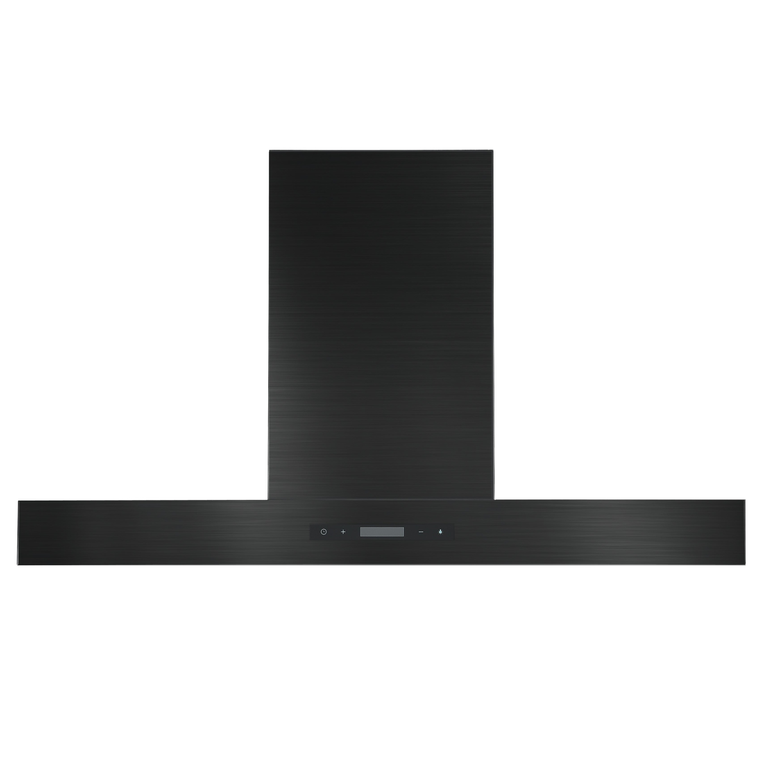 Ancona 36" Convertible Wall Mount Rectangular Style Range Hood in Black Stainless Steel