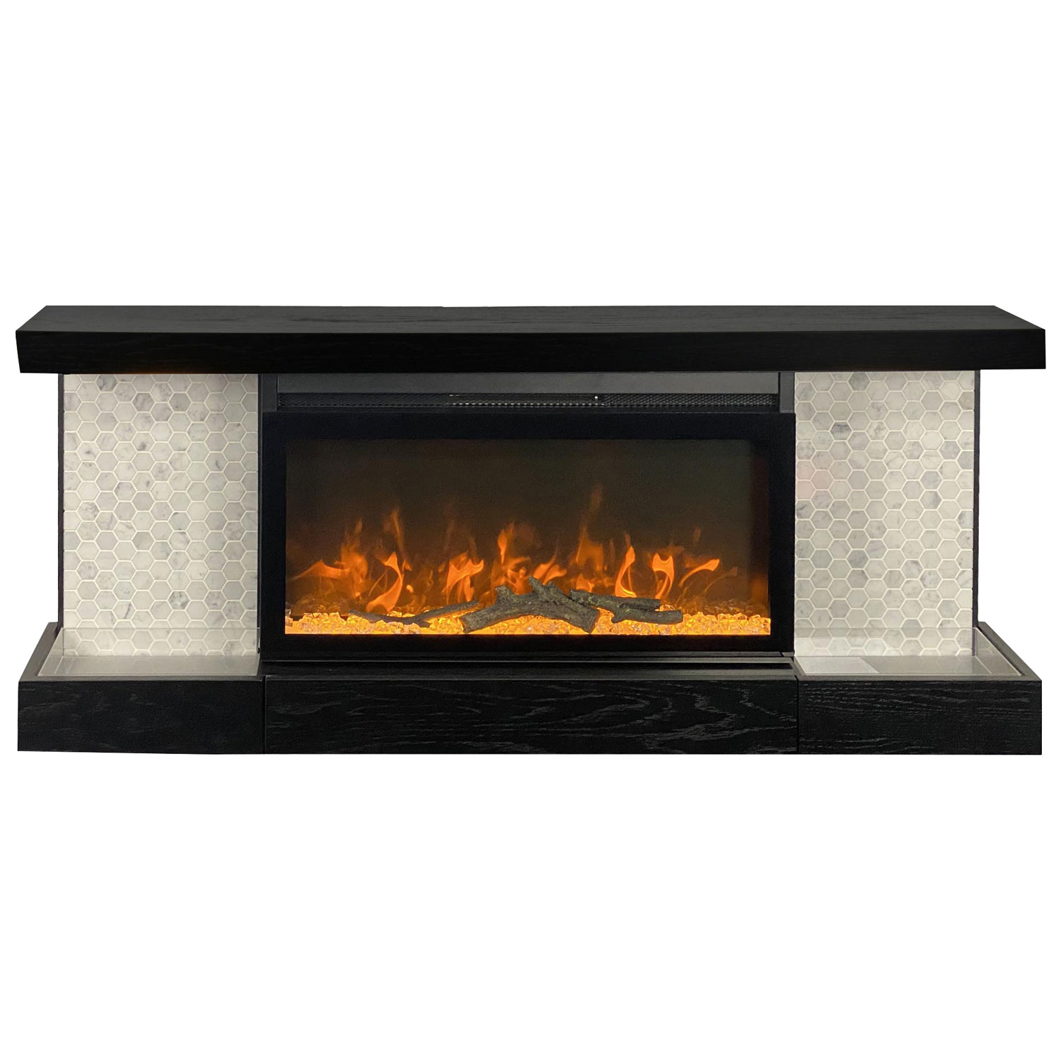 ActiveFlame Home Decor Series 48" Electric Fireplace - Black
