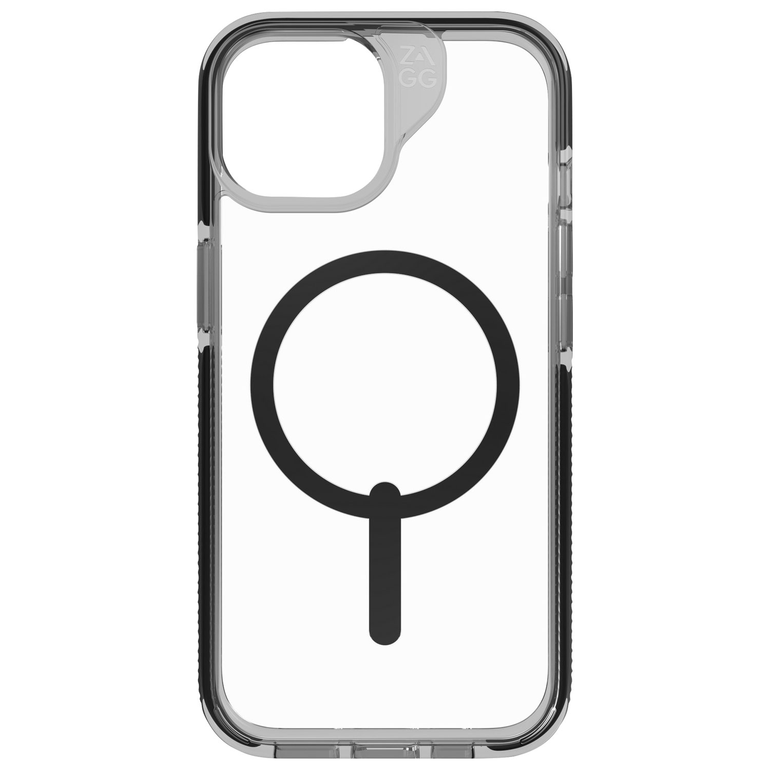ZAGG Santa Cruz Snap Fitted Hard Shell Case with MagSafe for iPhone 15 - Black