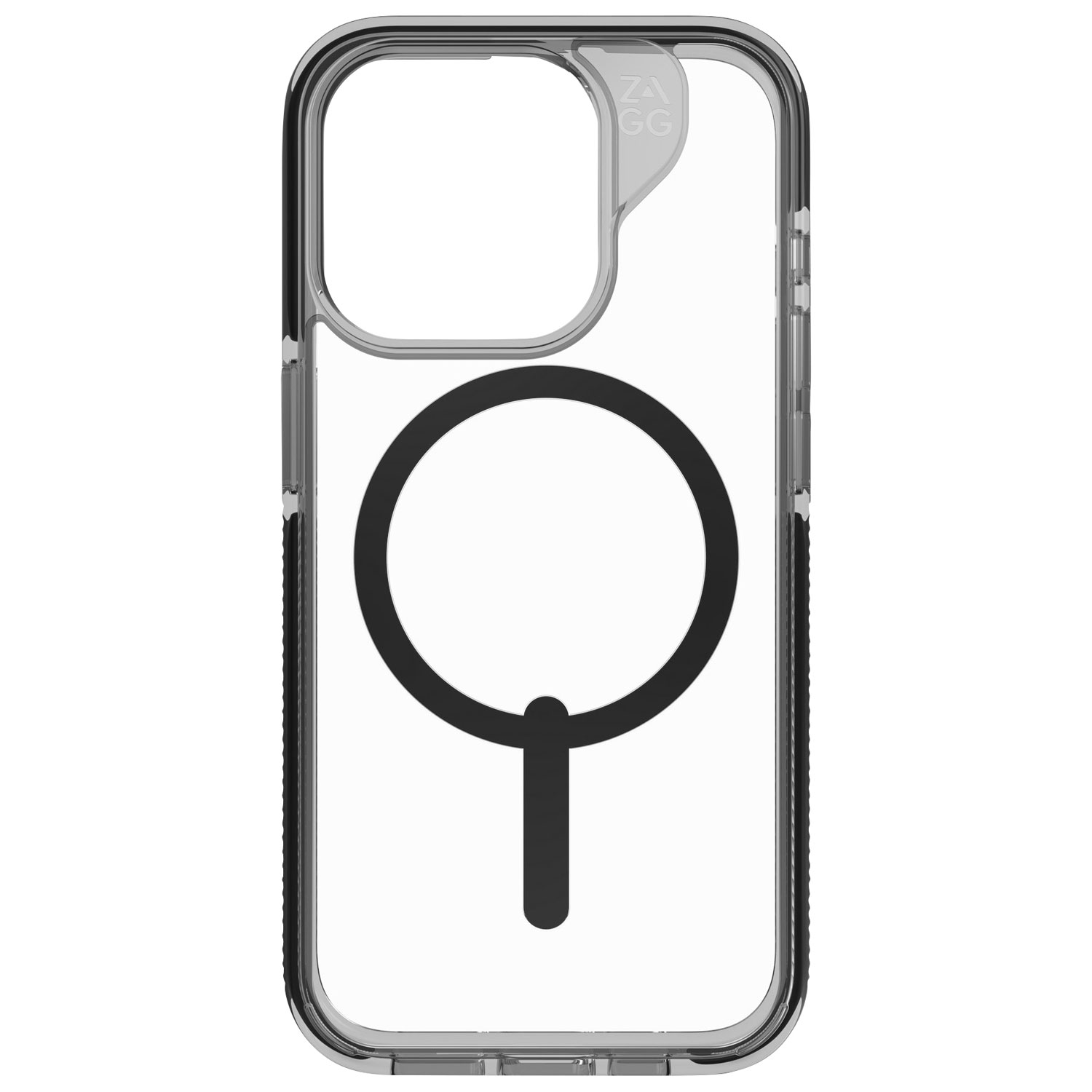 ZAGG Santa Cruz Snap Fitted Hard Shell Case with MagSafe for iPhone 15 Pro - Black