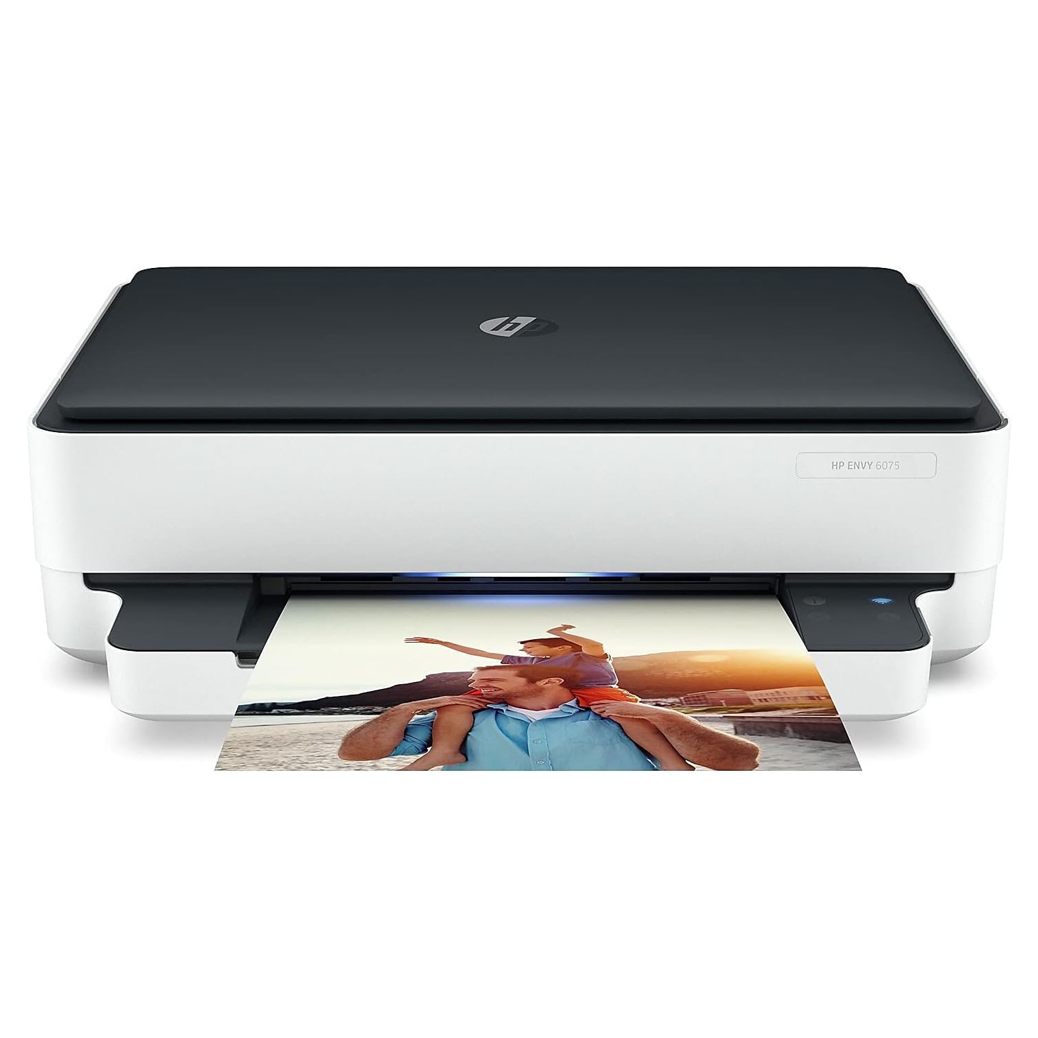 (Boîte ouverte) Imprimante à jet d'encre tout-en-un sans fil Envy 6075 de HP - Blanc - Boîte ouverte seulement pour vérification