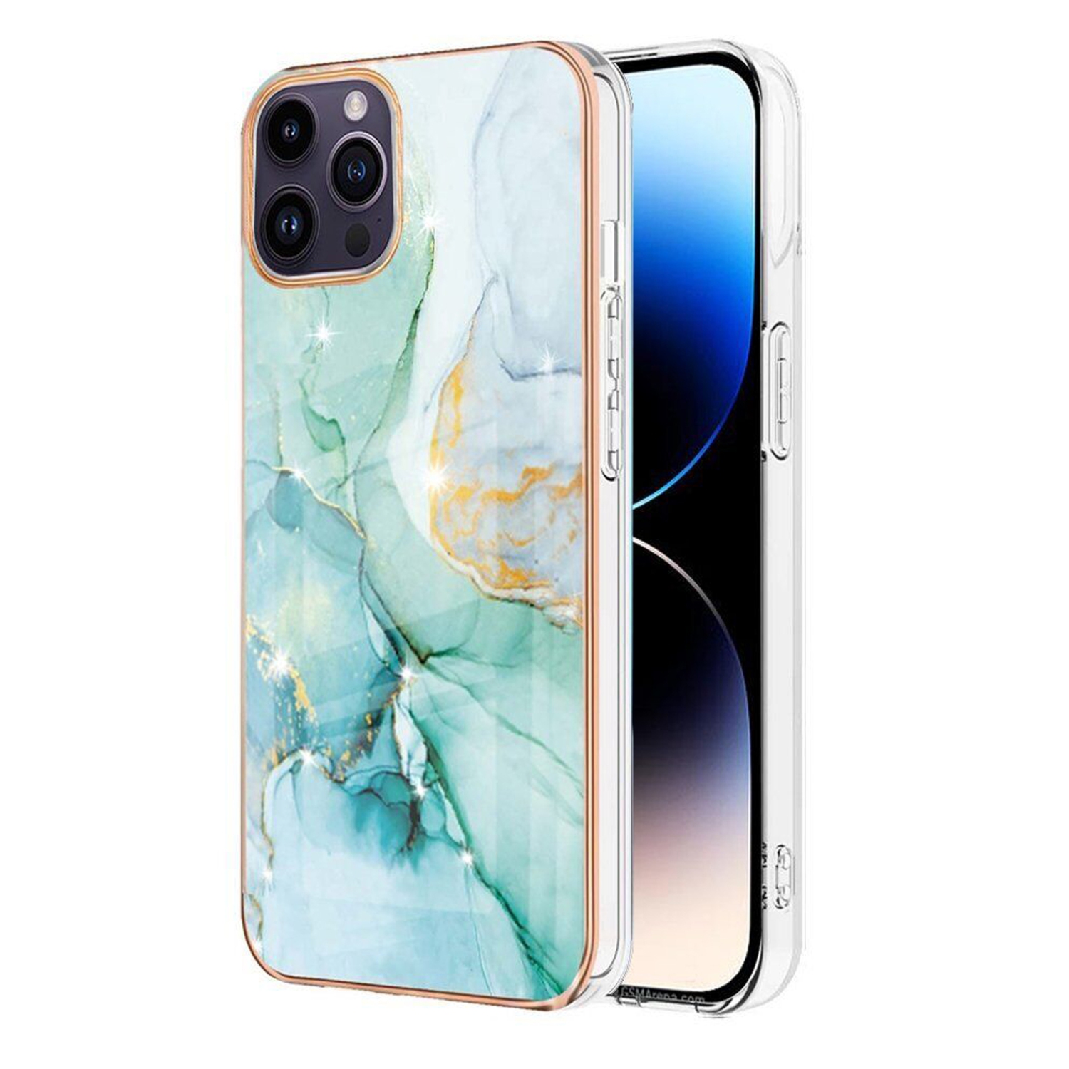 SuperShield Fitted Hard Shell Case for iPhone 14 Pro Cover - Green