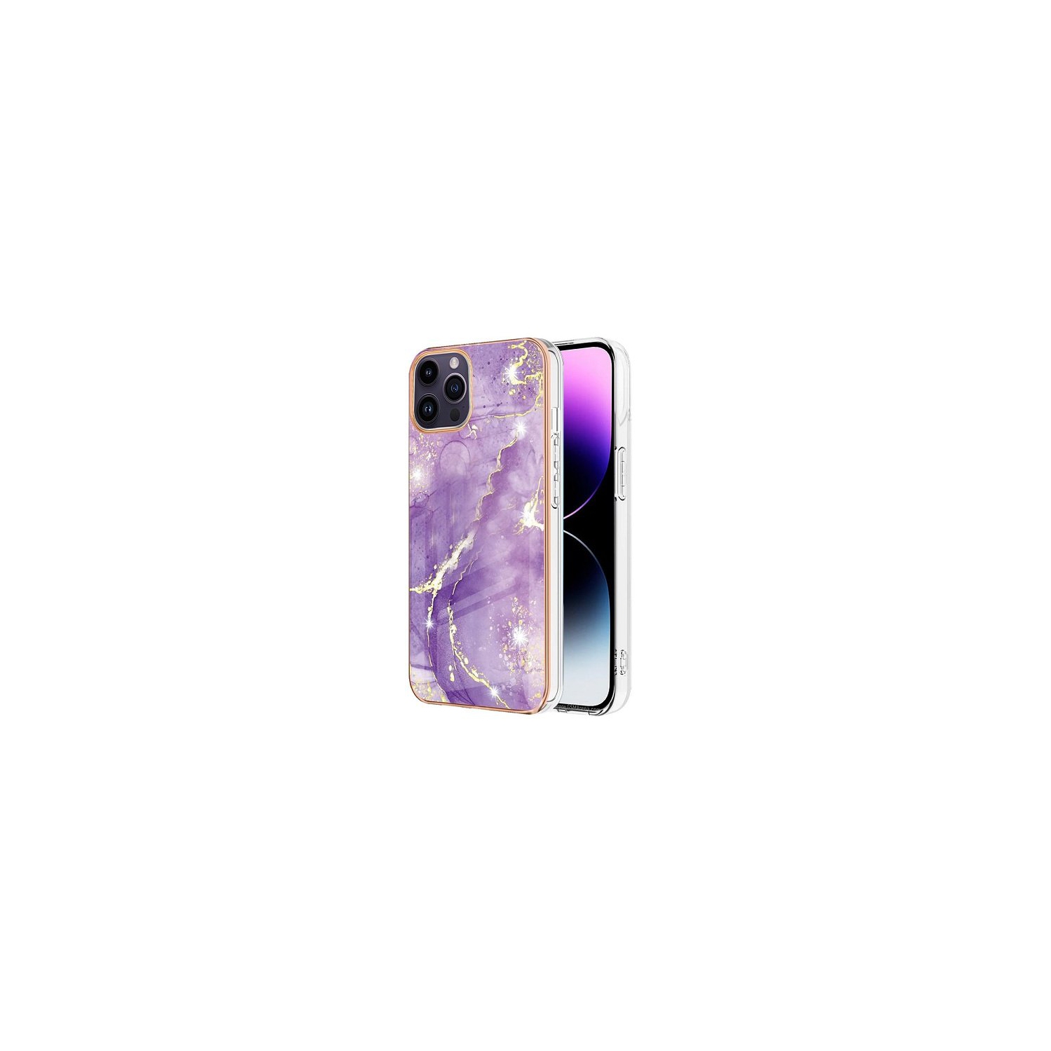 SuperShield Fitted Hard Shell Case for iPhone 14 Pro Max Cover - Purple