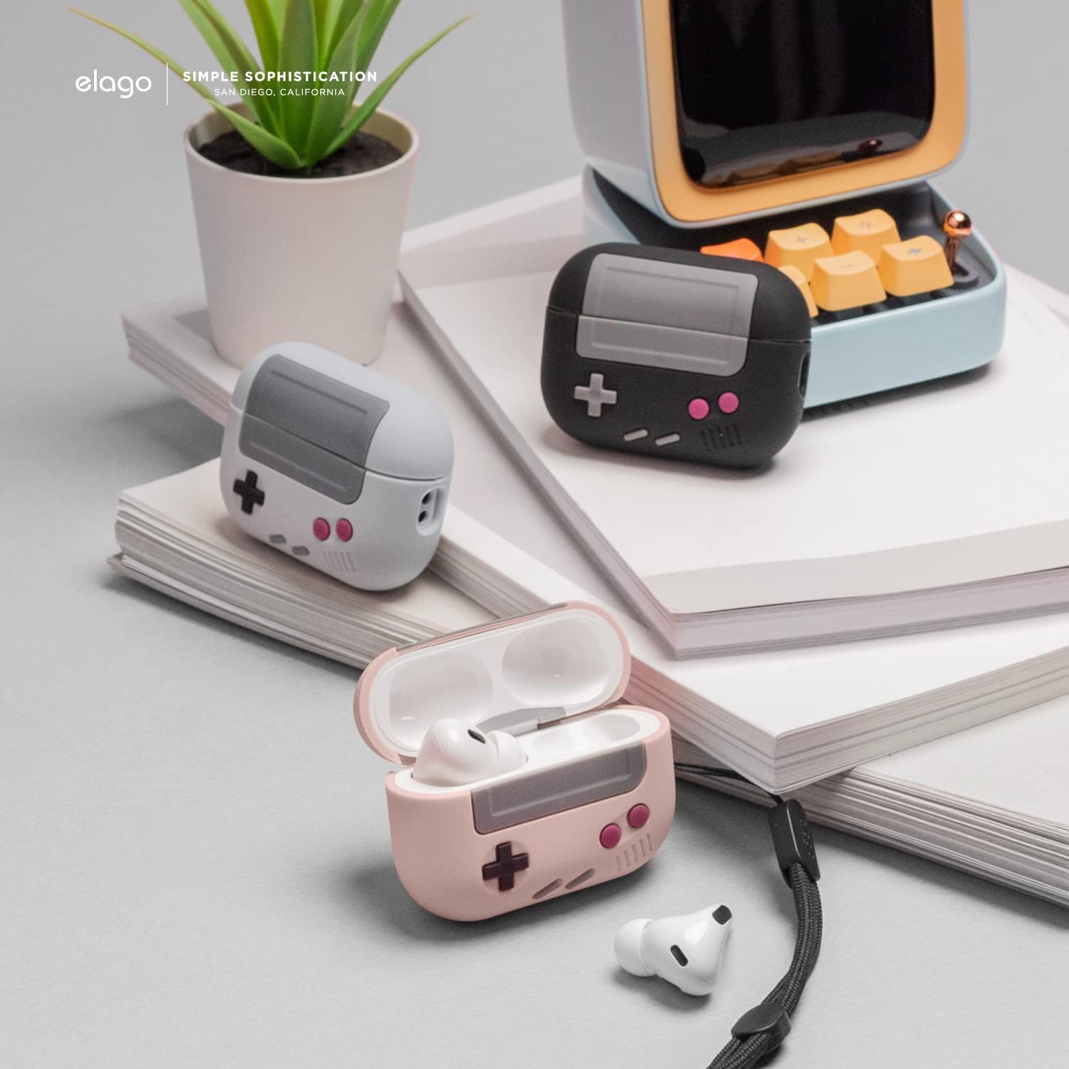 elago AW5 Compatible with AirPods Pro 2nd Generation Case Cover