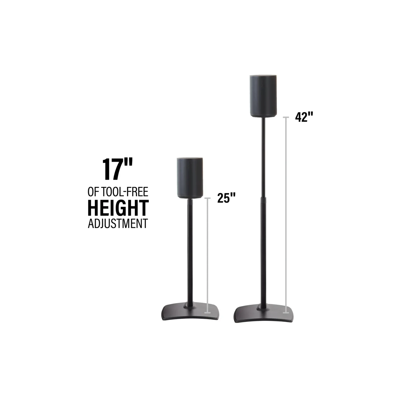 Sanus Height-Adjustable Speaker Stand for Sonos Era 100™