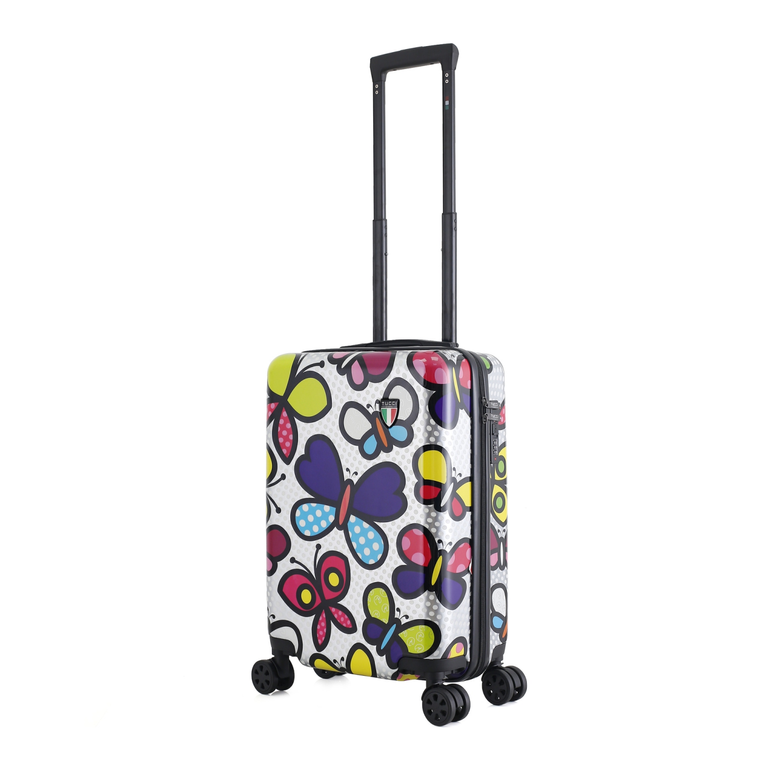 TUCCI ITALY – ENSEMBLE DE 3 VALISES POP ART BUTTERFLY