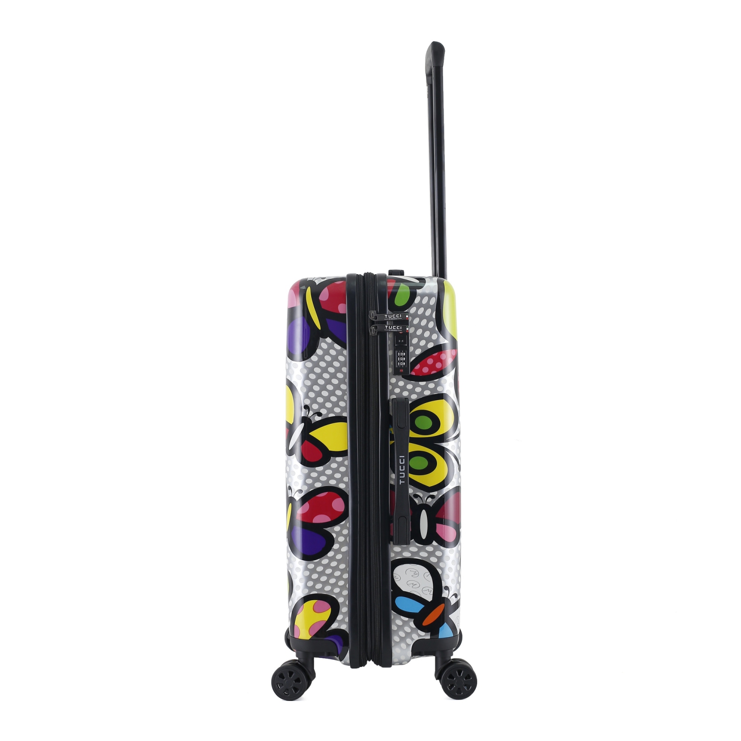 TUCCI ITALY – ENSEMBLE DE 3 VALISES POP ART BUTTERFLY