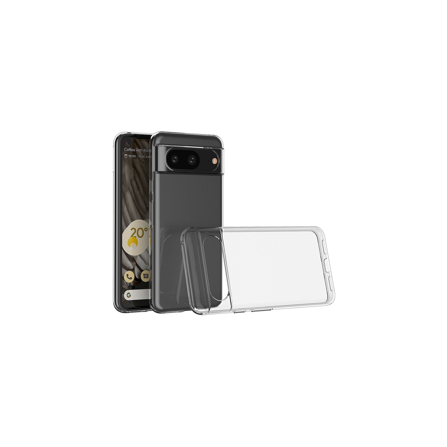 PANDACO Clear Case for Google Pixel 8