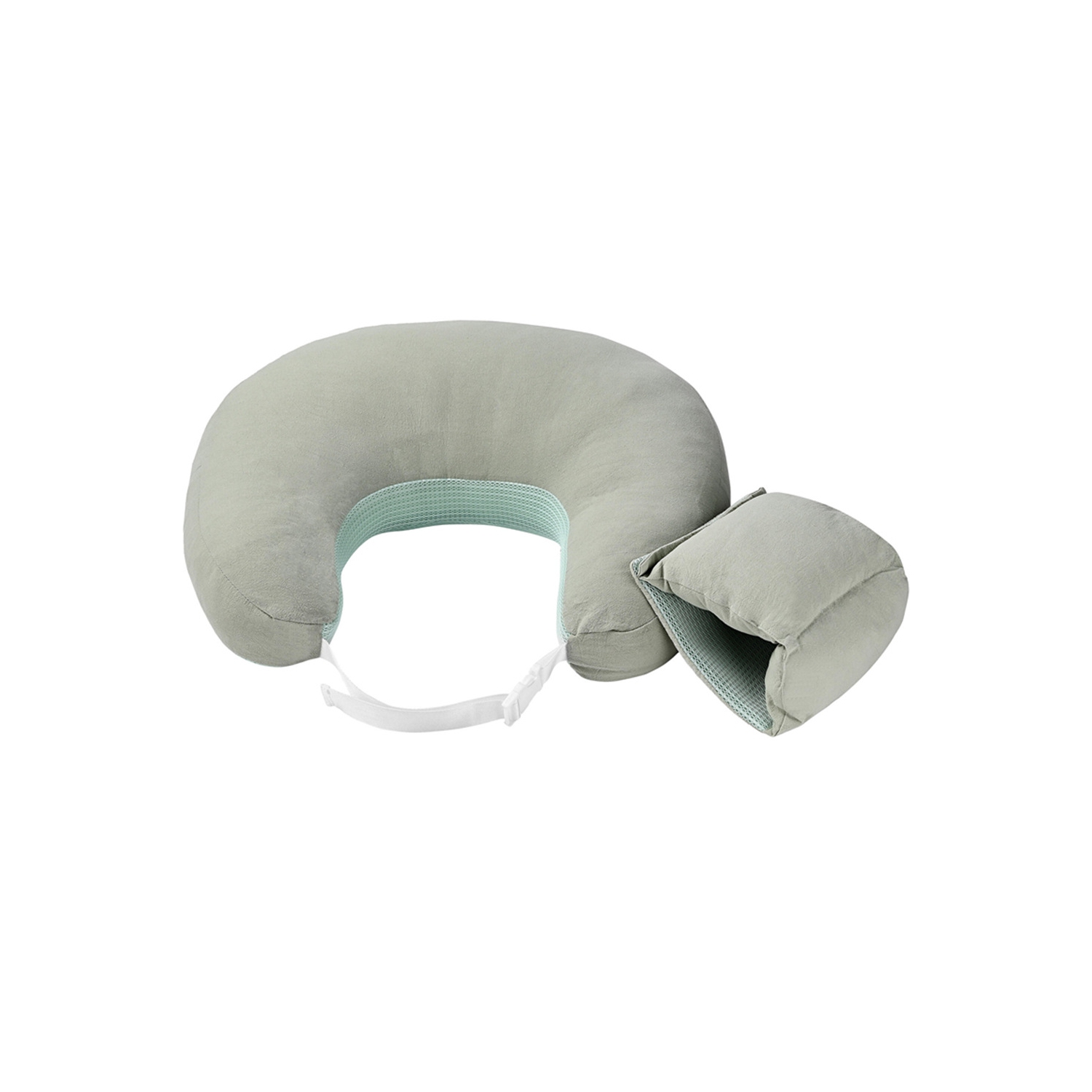 Pure Cotton Comfortable Breastfeeding Pillows with a Separate Cushion, Nursing Pillows with Removable Pillowcase