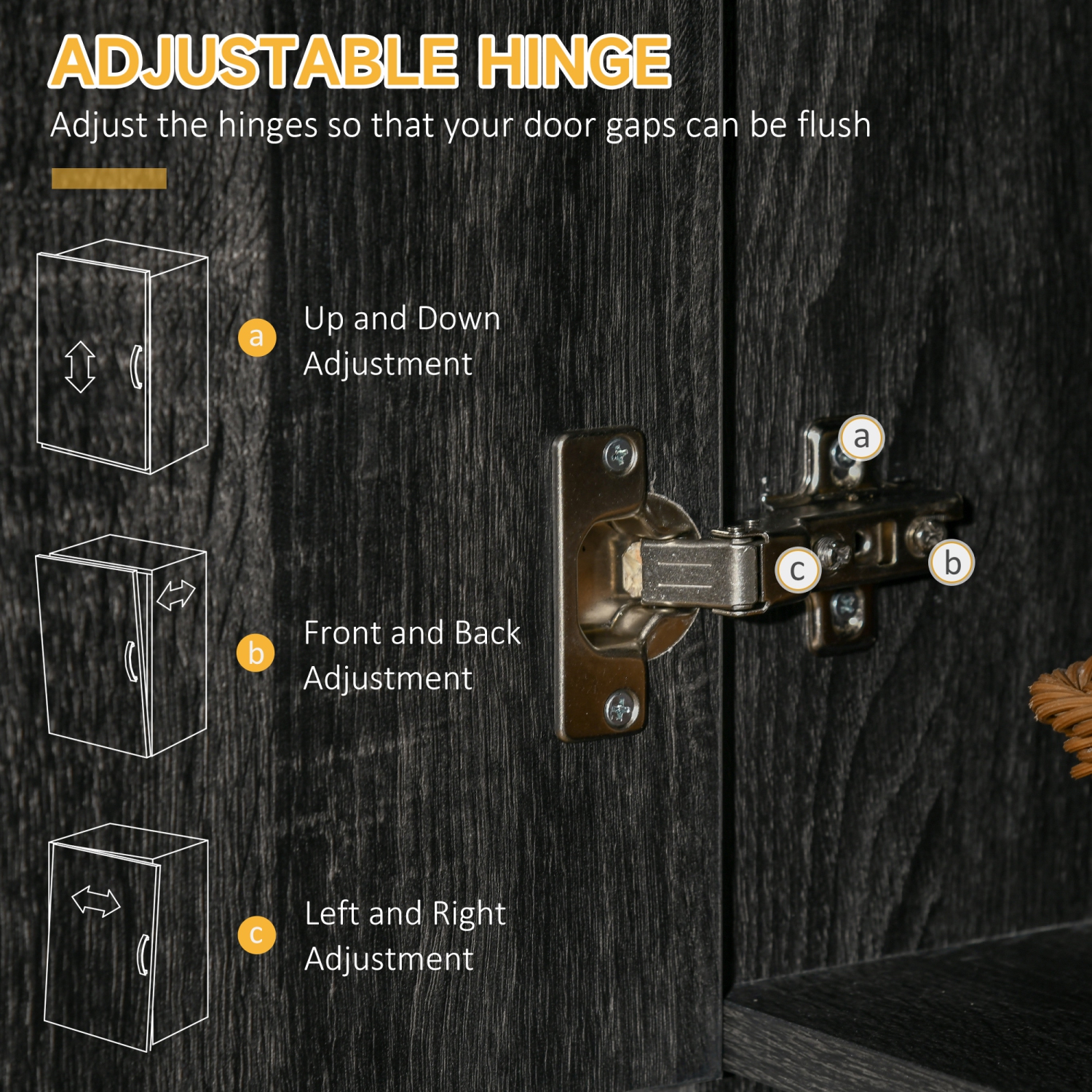 Armoire de cuisine de 71&nbsp;po avec étagère de HOMCOM, armoire garde-manger autonome avec support pour micro-ondes, bar à café avec portes,