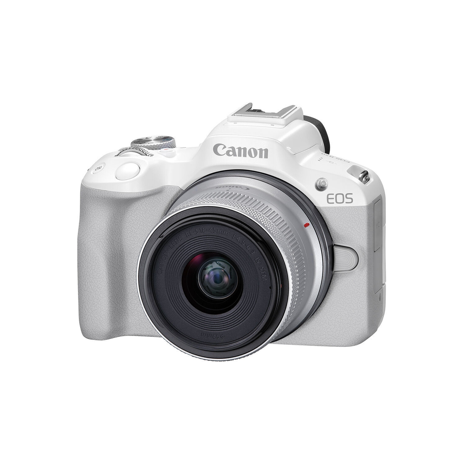 完動品 Canon EOS R50 / RF-S 18-45mm #26131 Canon EOS R50 Mirrorless Camera with 18-45mm Lens (White