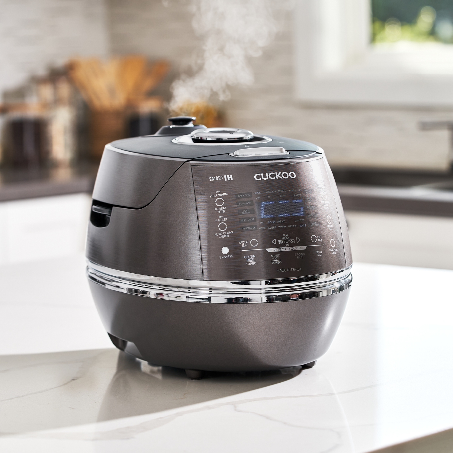 CUCKOO CRP-DHSR0609FD 6-Cup Induction Heating Pressure Rice Cooker with Nonstick Inner Pot, 21 Menu Modes, Fuzzy Logic Tech, 3 Voice Guide, Auto Clean