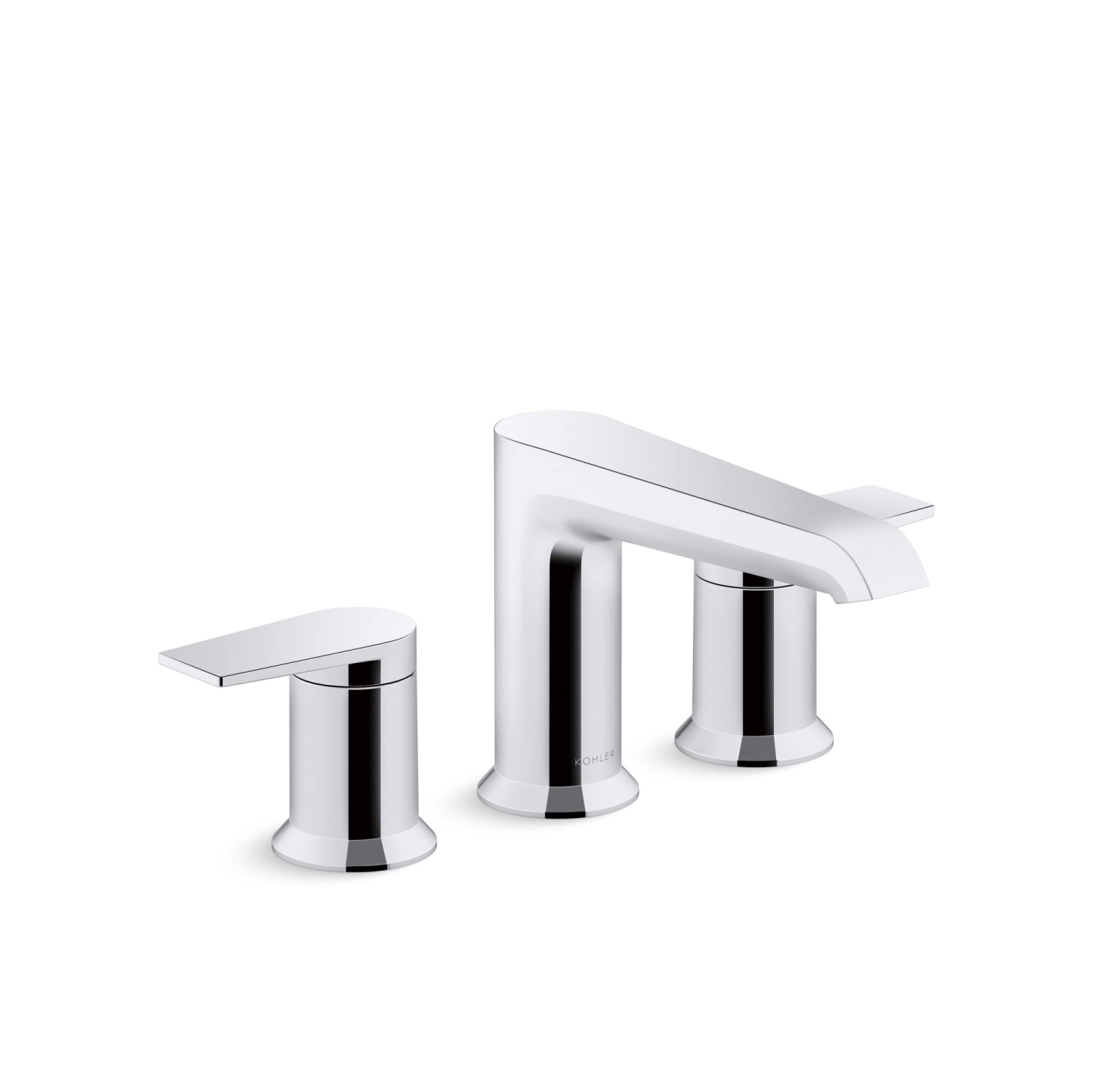 KOHLER T25740-4-CP HINT Two-Handle Deck-Mount Bath Faucet Trim, Polished Chrome