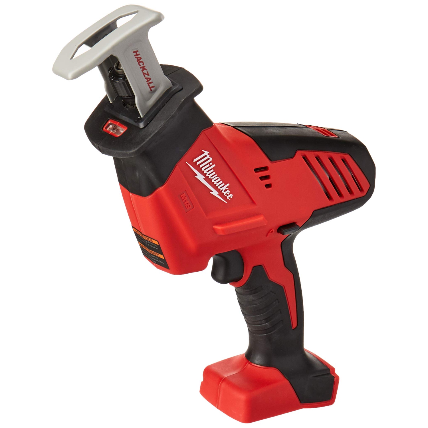 Milwaukee 2625-20 M18 Hackzall 18V Lithium Ion Cordless 3,000 SPM Reciprocating Saw with Anti Vibration Handle and Quik-Lok Blade Changing System