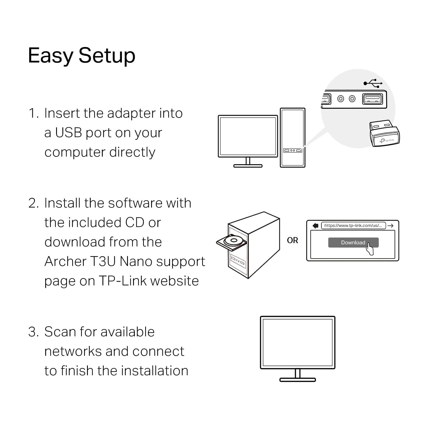 TP-Link AC1300 Nano Wireless MU-MIMO USB Adapter