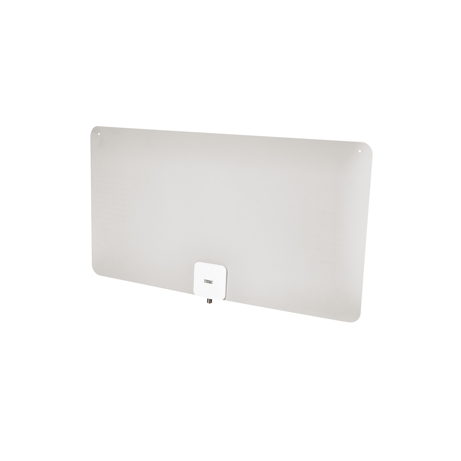 Antenne multidirectionnelle amplifiée ultramince d'intérieur de RCA pour téléviseur HD de 105 km - Noir/blanc