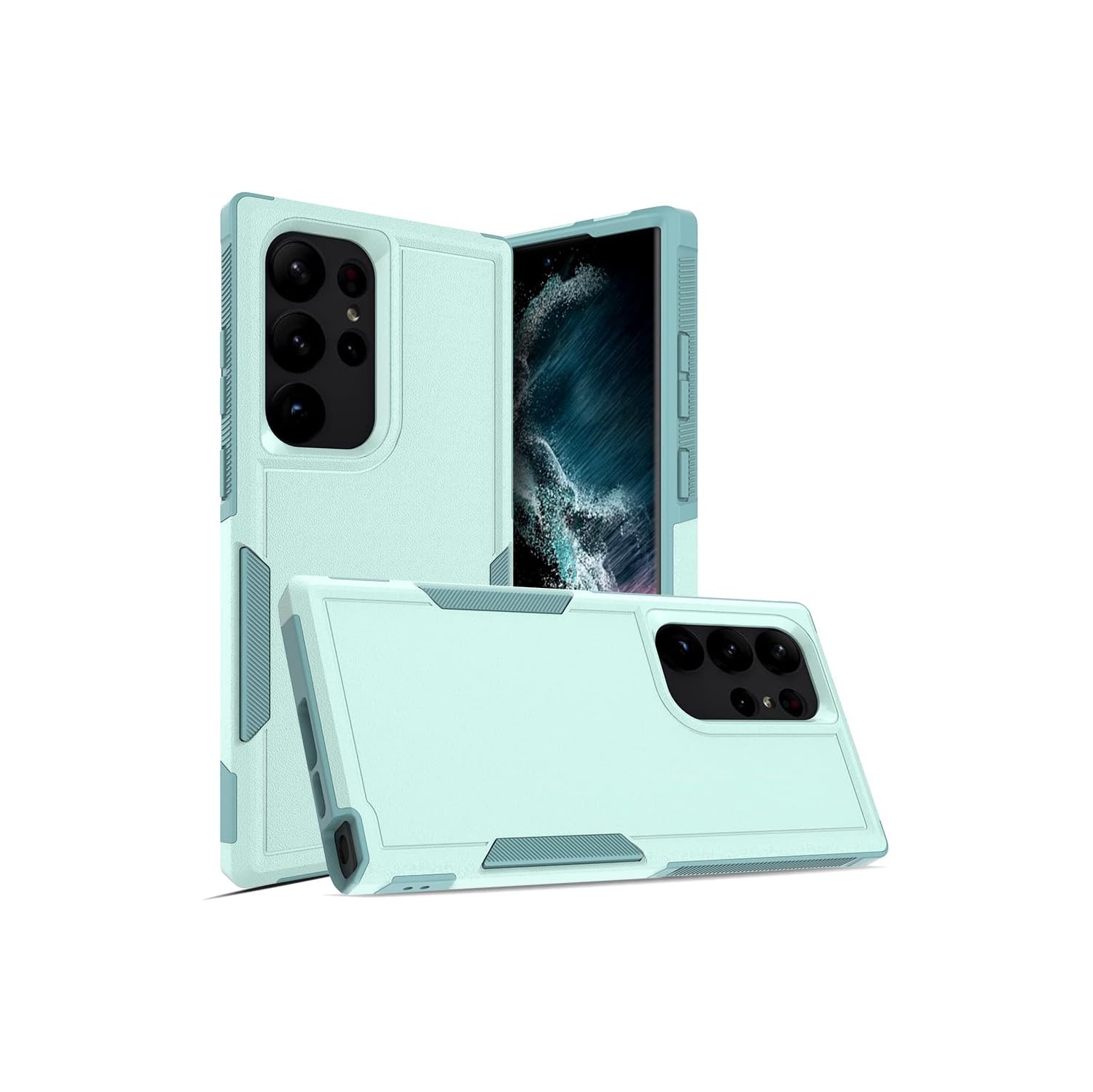 XCRS Dual Layered Comm PC + TPU Cover, Heavy Duty, Tuff, Drop Tested Protection Case for Samsung Galaxy S23 Ultra 5G 2023