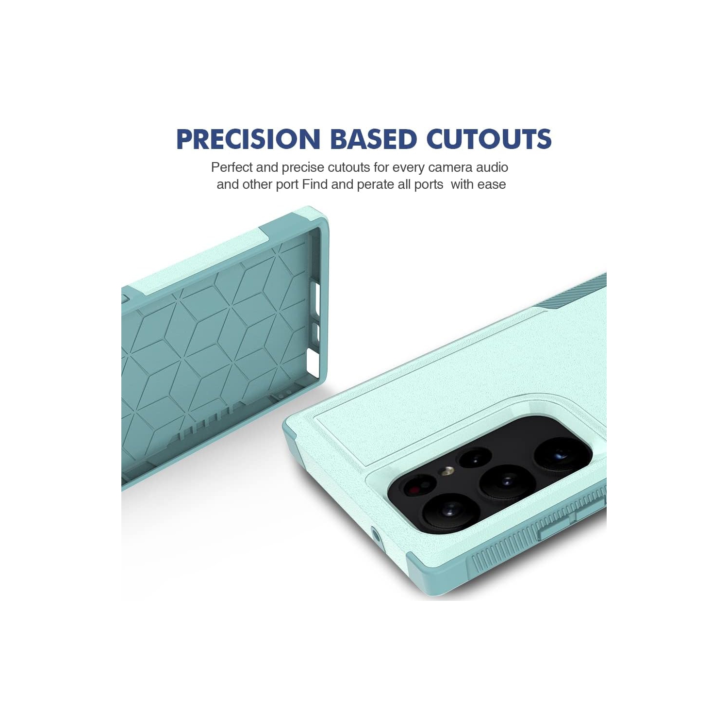 XCRS Dual Layered Comm PC + TPU Cover, Heavy Duty, Tuff, Drop Tested Protection Case for Samsung Galaxy S23 Ultra 5G 2023